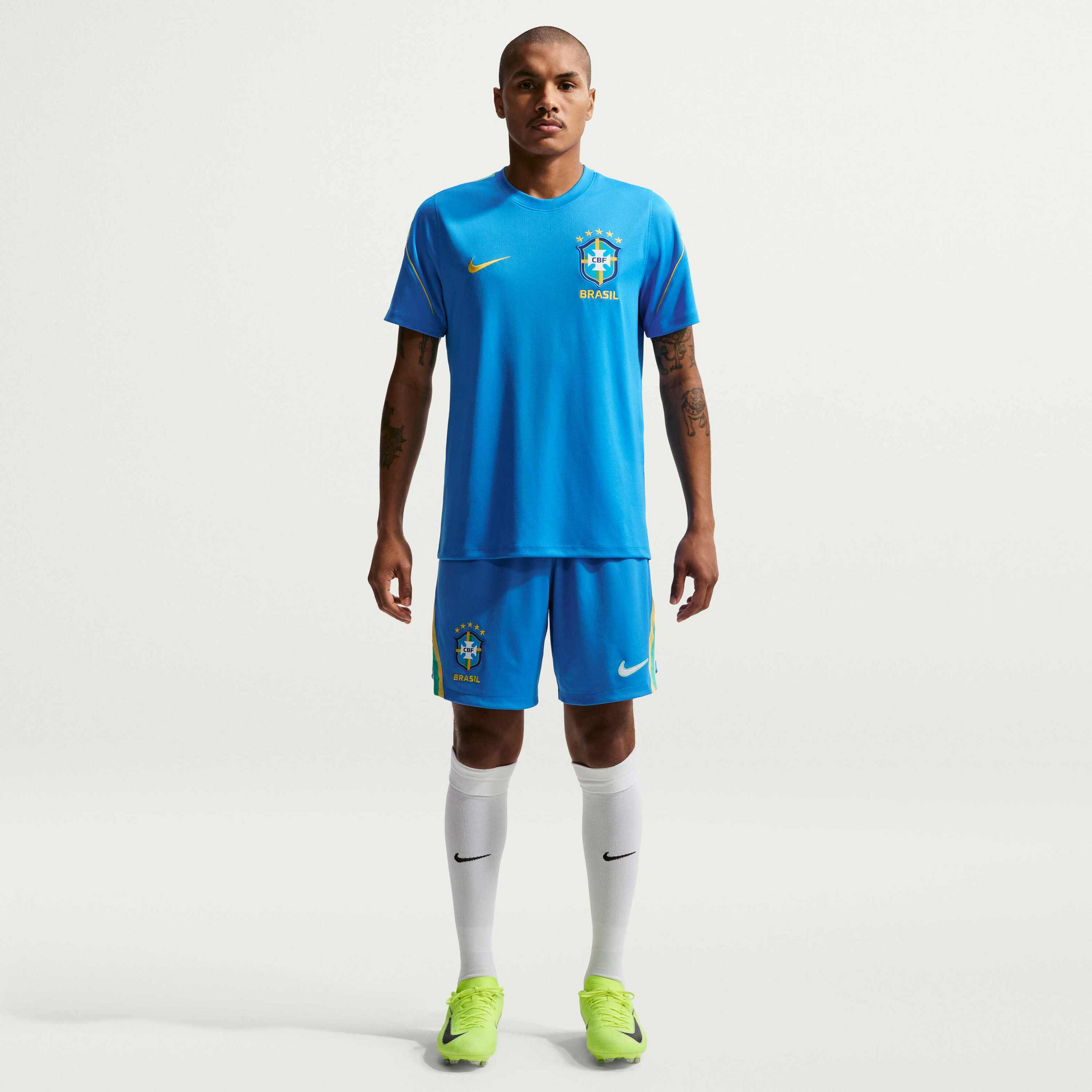 NIKE, Men's Dri-fit Football Replica Shorts Brazil 2026 Stadium Home
