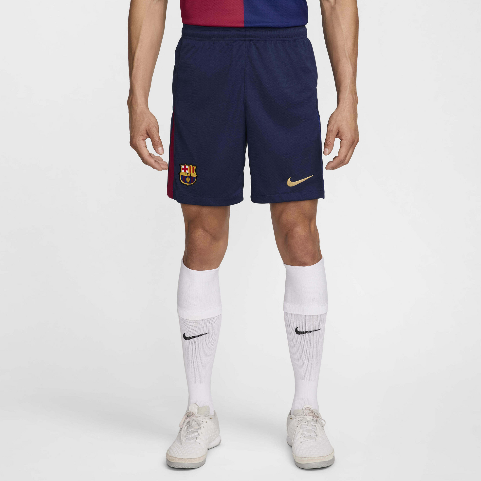 NIKE, Men's Dri-fit Football Replica Shorts F.c. Barcelona 2024/25 Stadium Home