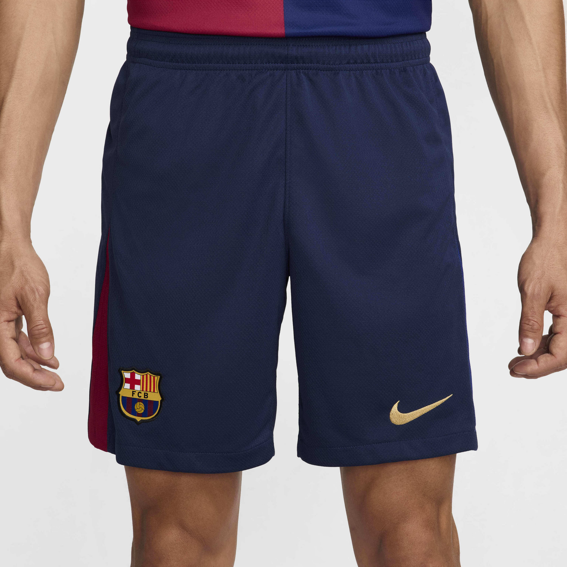 NIKE, Men's Dri-fit Football Replica Shorts F.c. Barcelona 2024/25 Stadium Home