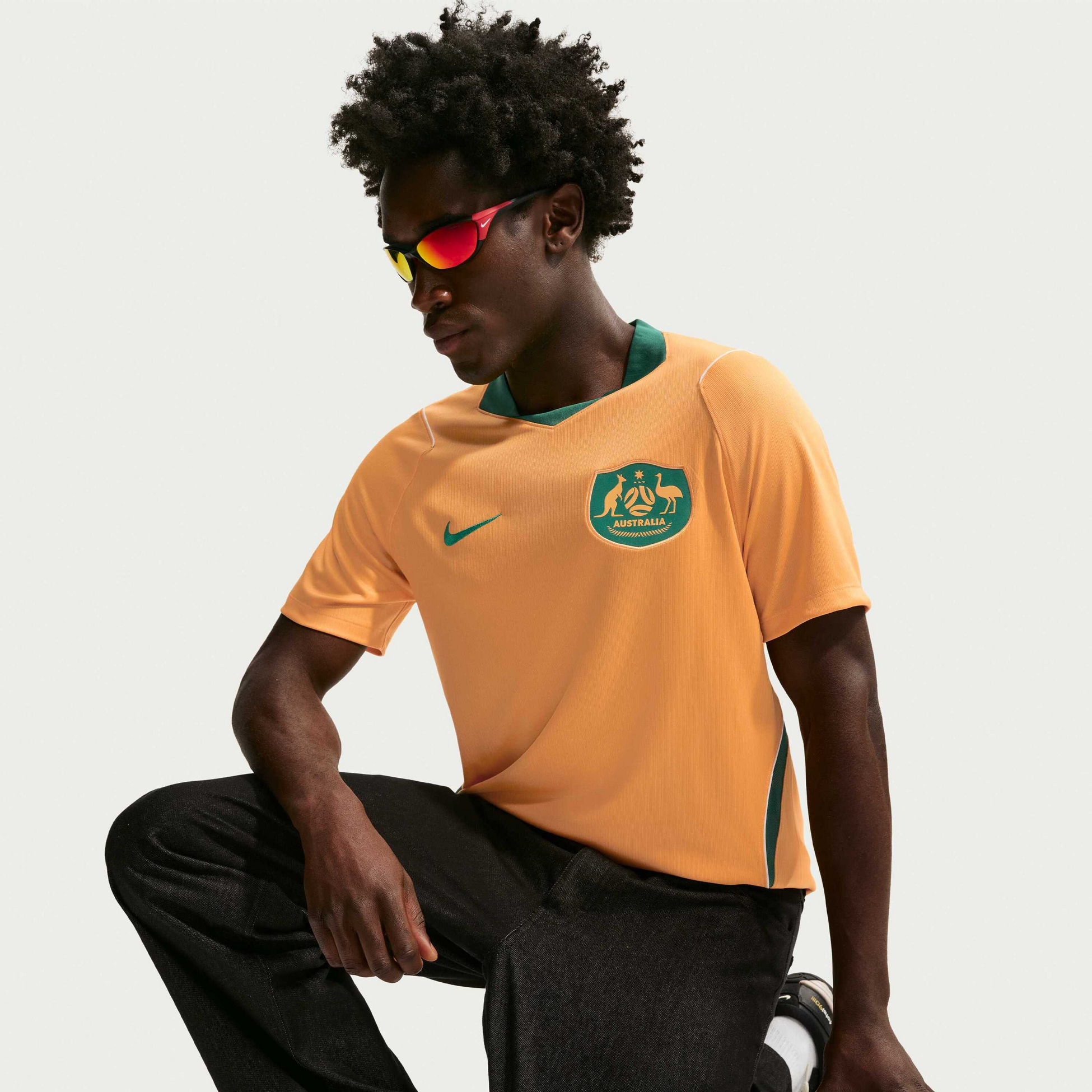 NIKE, Men's Dri-fit Football Shirt Australia 2026 Stadium Home