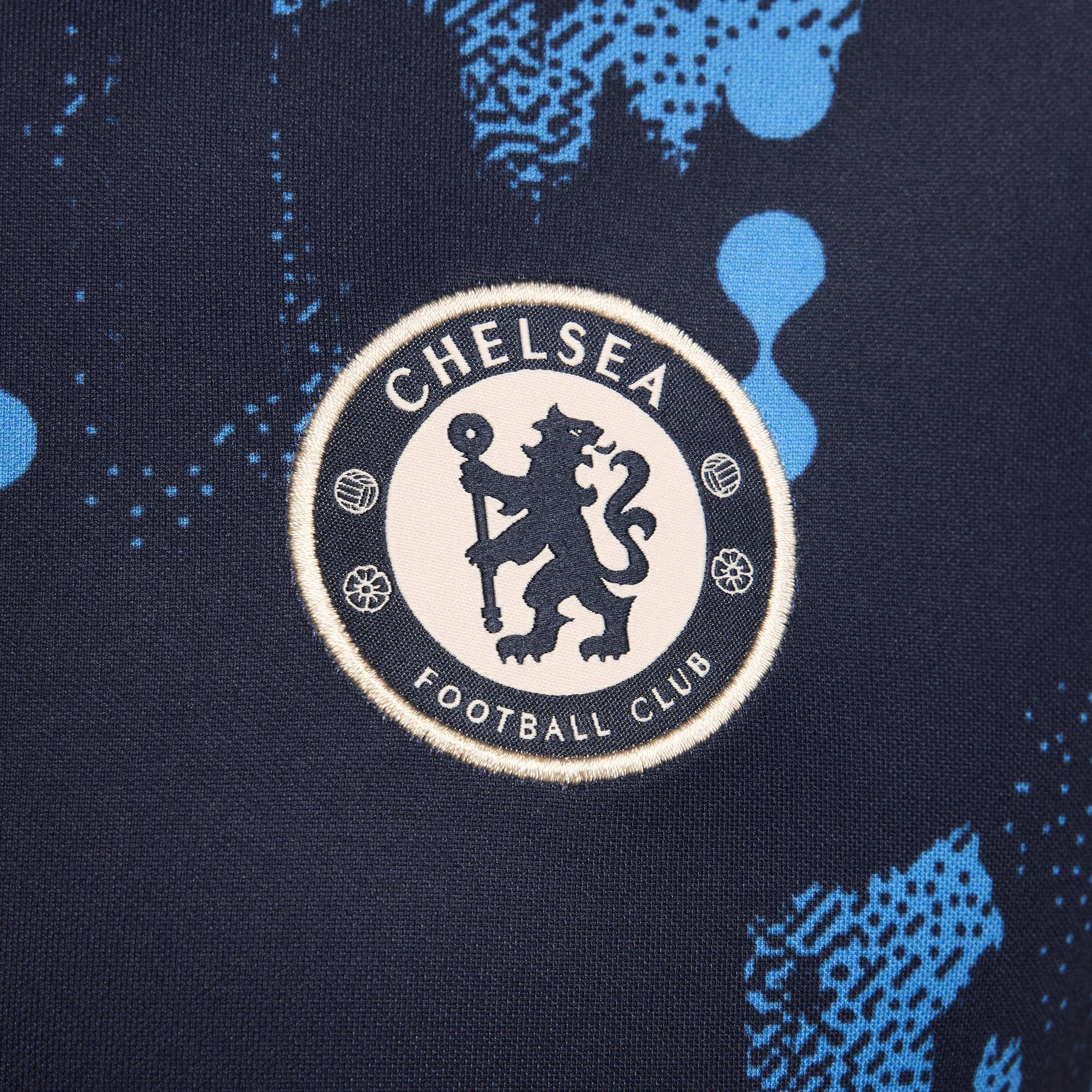 NIKE, Men's Dri-fit Football Short-sleeve Pre-match Top Chelsea F.c. Academy Pro