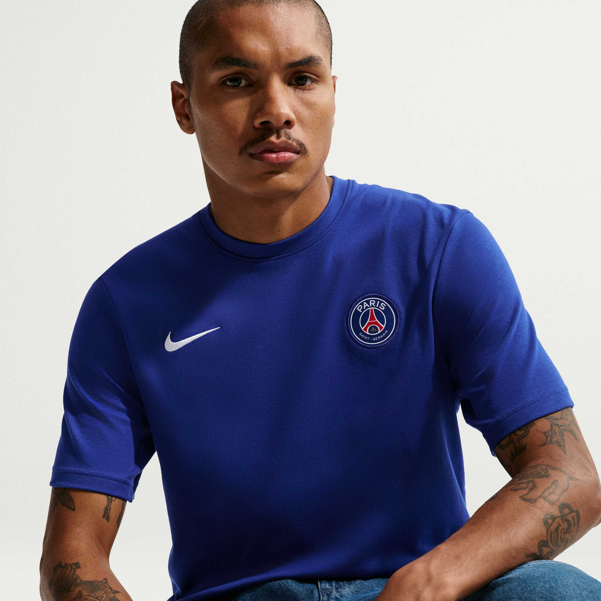 NIKE, Men's Dri-fit Football T-shirt Paris Saint-germain Primary