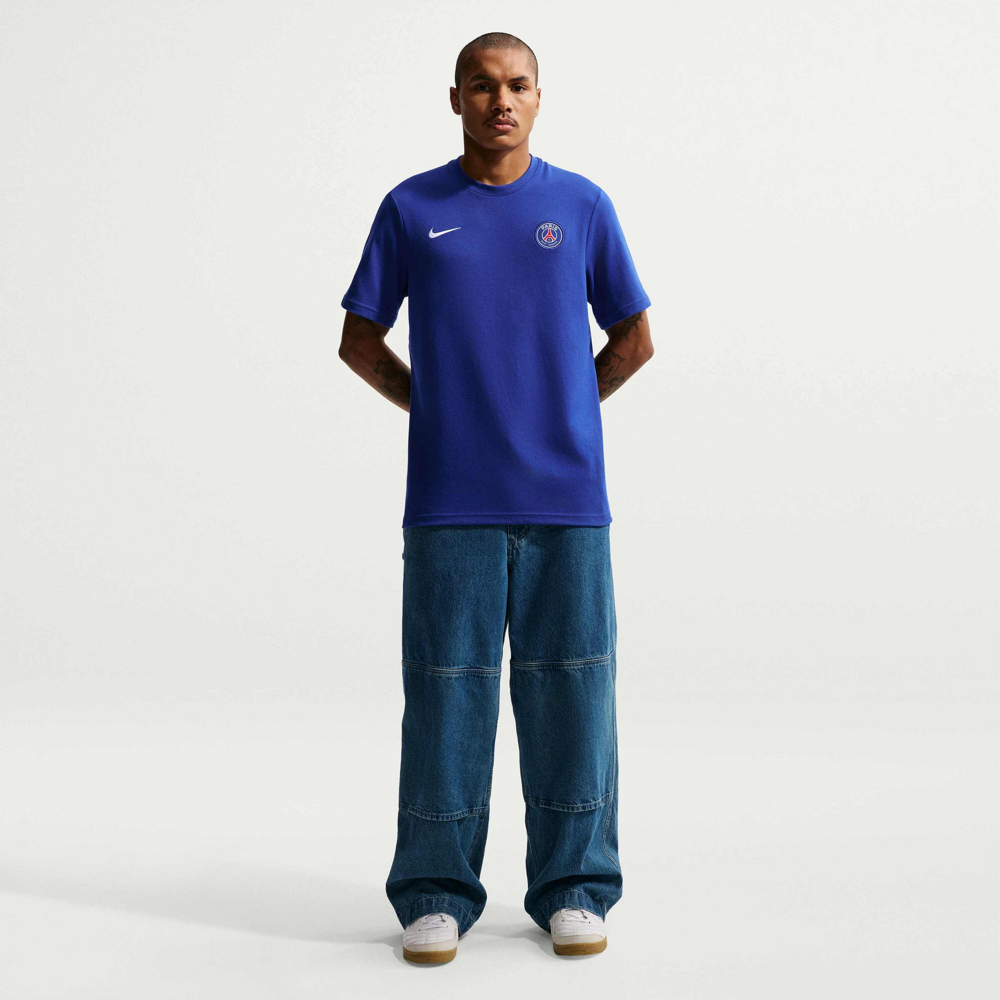 NIKE, Men's Dri-fit Football T-shirt Paris Saint-germain Primary