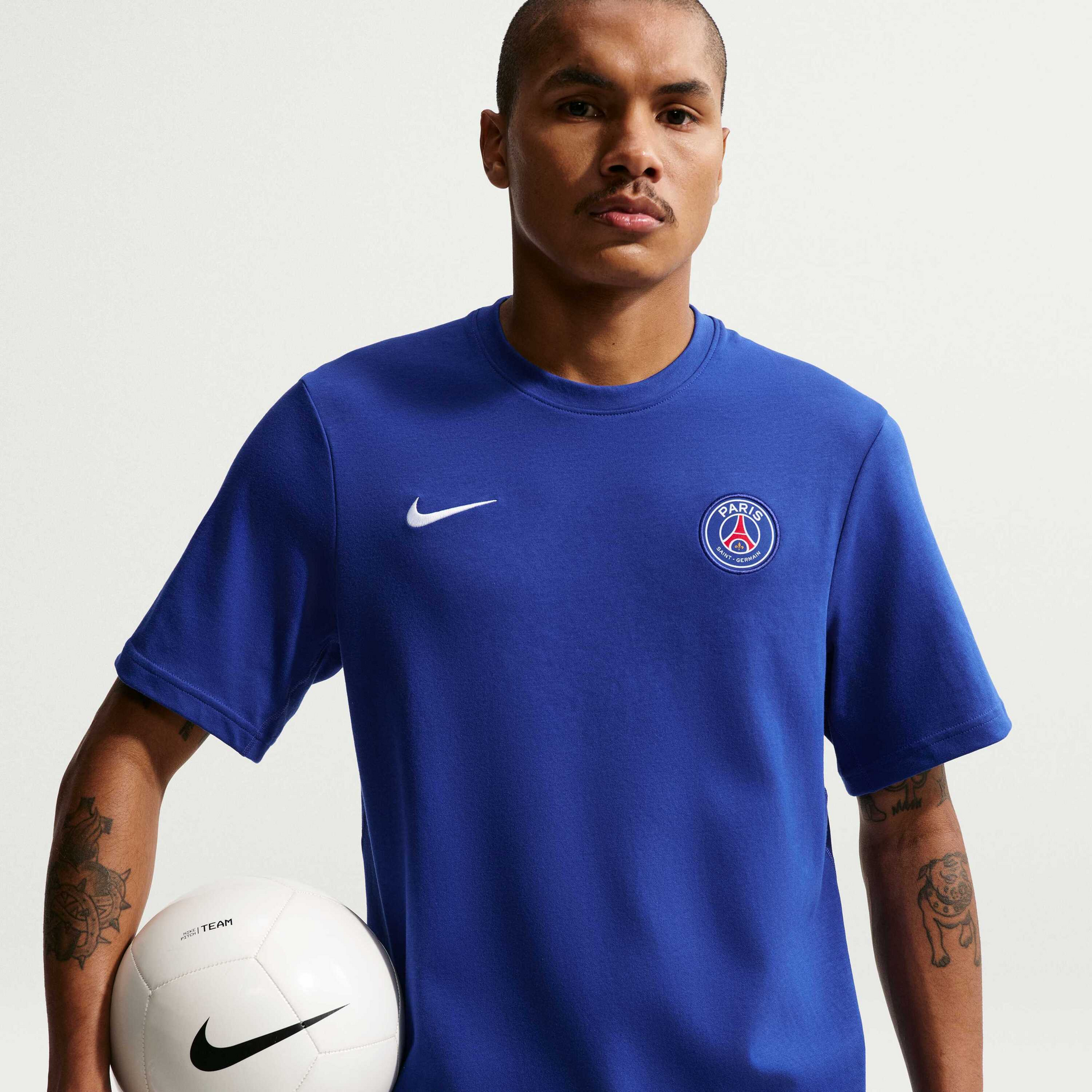 NIKE, Men's Dri-fit Football T-shirt Paris Saint-germain Primary