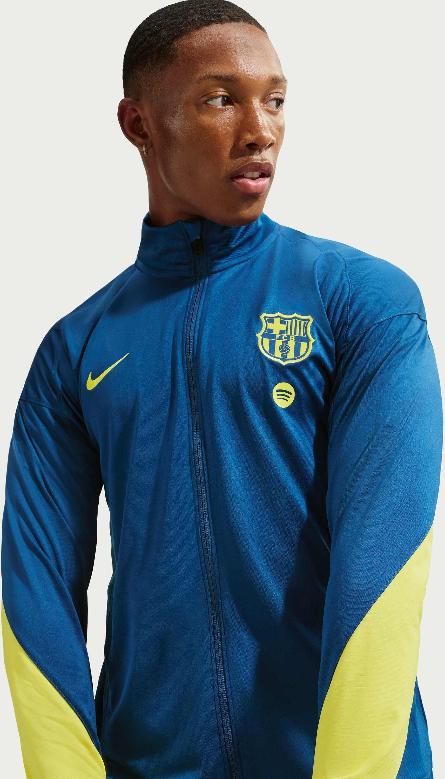 NIKE, Men's Dri-fit Football Tracksuit F.c. Barcelona Strike Fourth