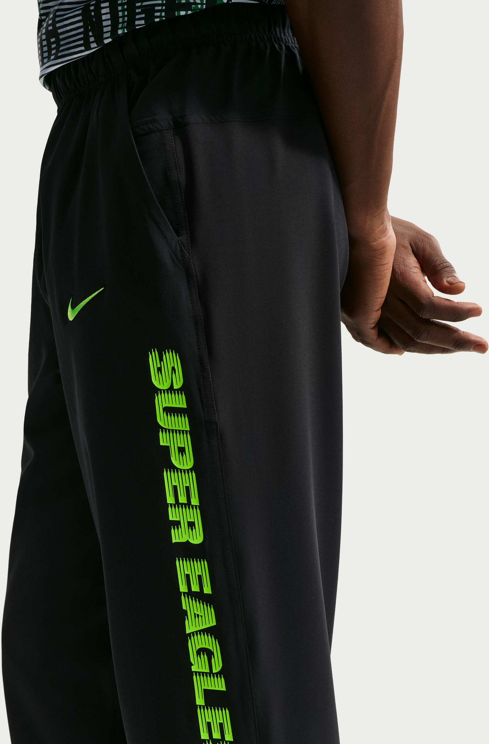 NIKE, Men's Dri-fit Football Woven Pants Nigeria Energy
