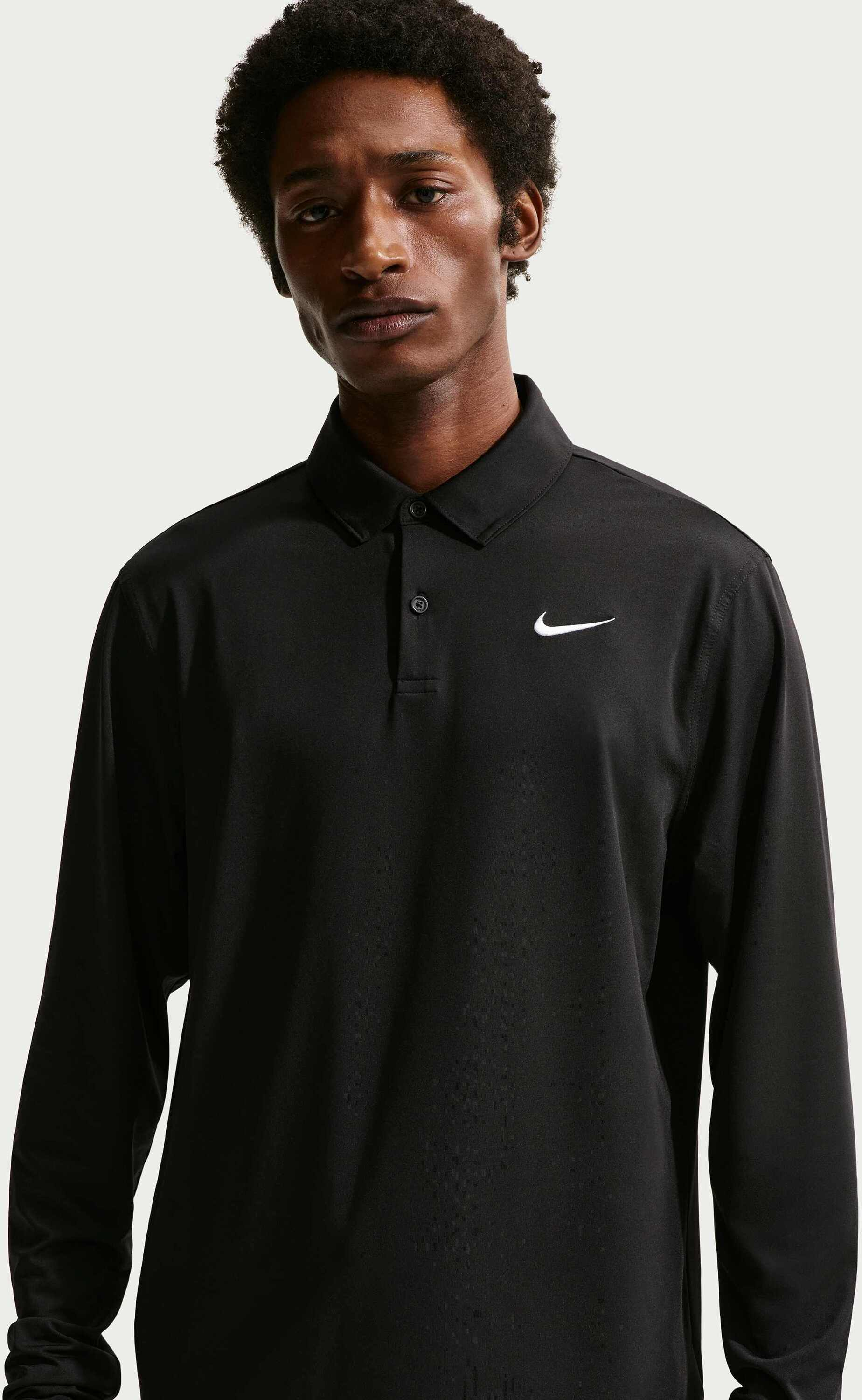 NIKE, Men's Dri-fit Long-sleeve Golf Polo Velocity