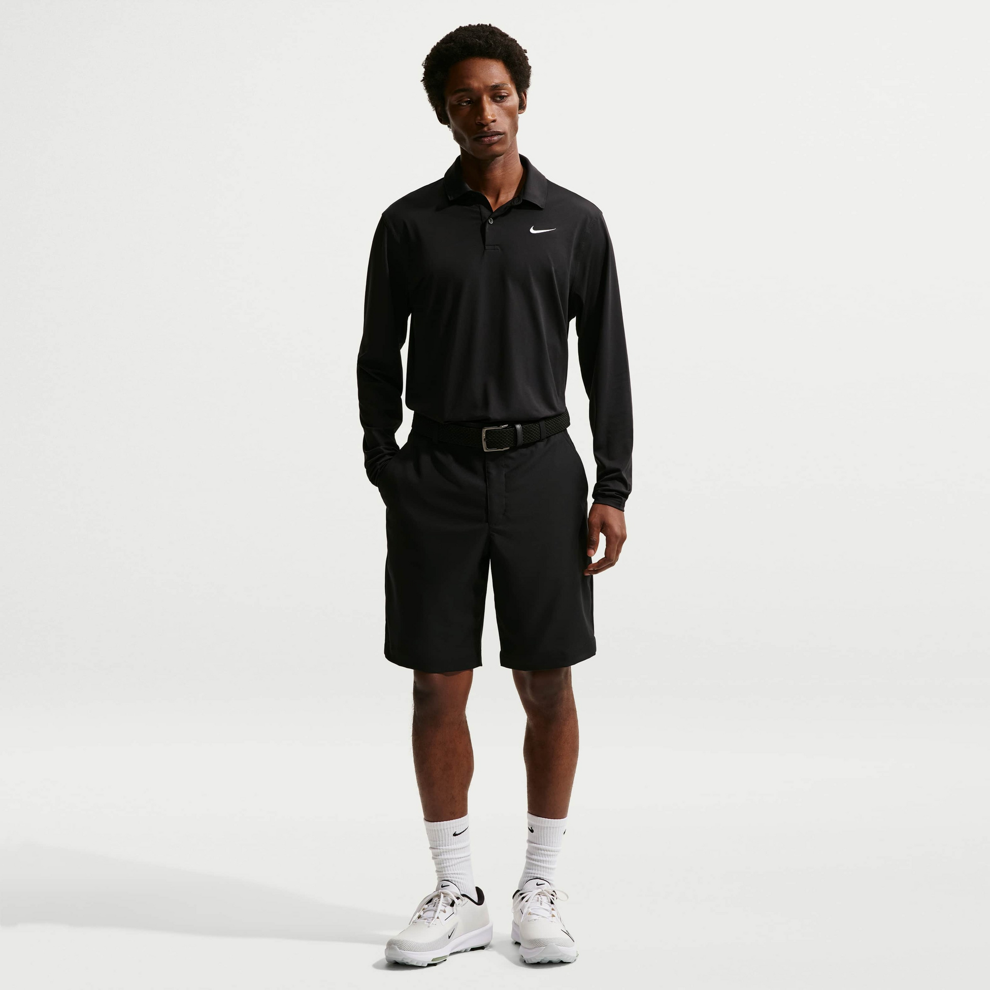 NIKE, Men's Dri-fit Long-sleeve Golf Polo Velocity