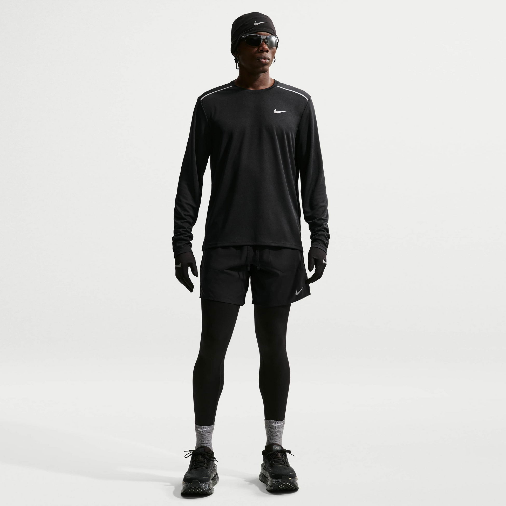 NIKE, Men's Dri-fit Long-sleeve Running Top Miler