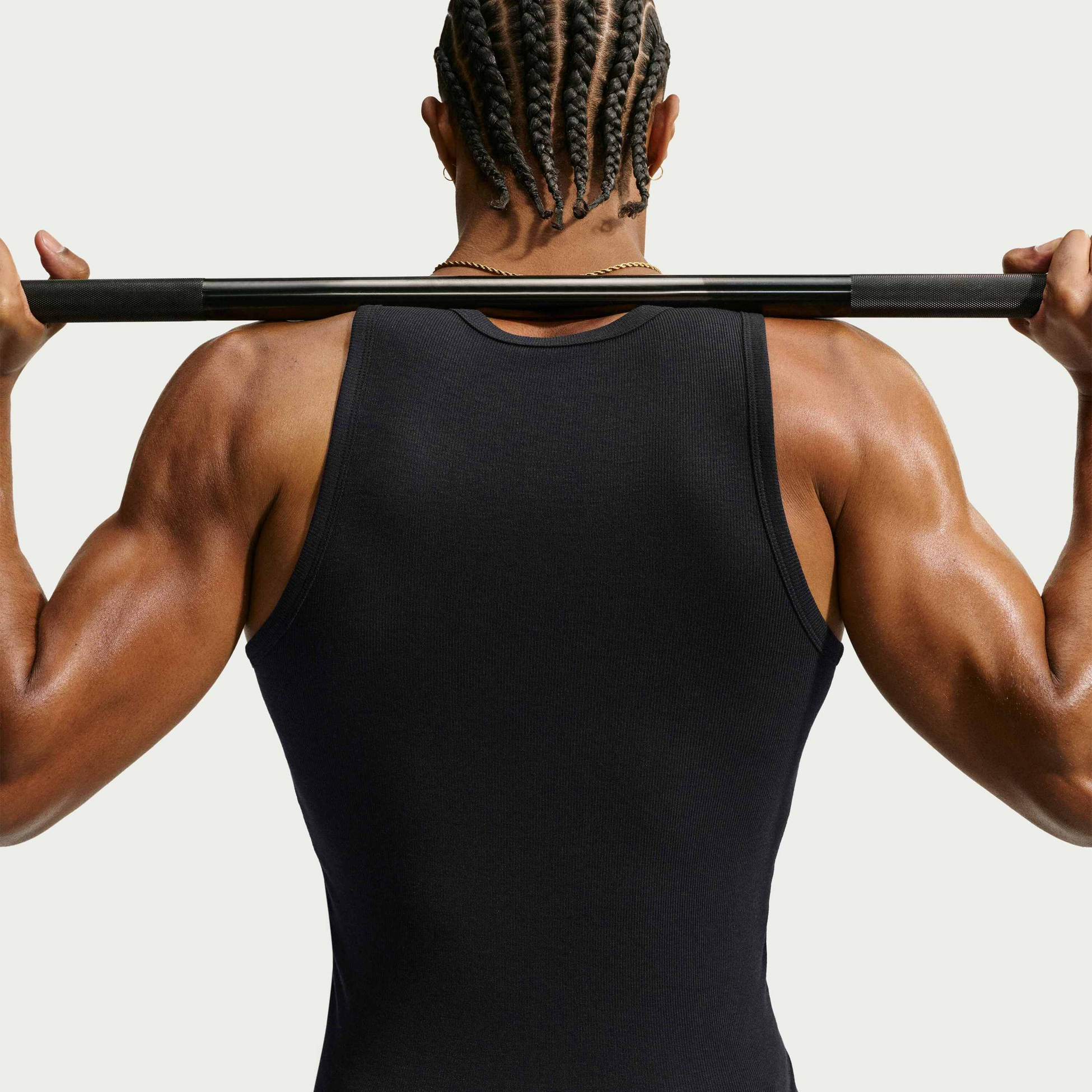 NIKE, Men's Dri-fit Ribbed Tank Top N.a.c.