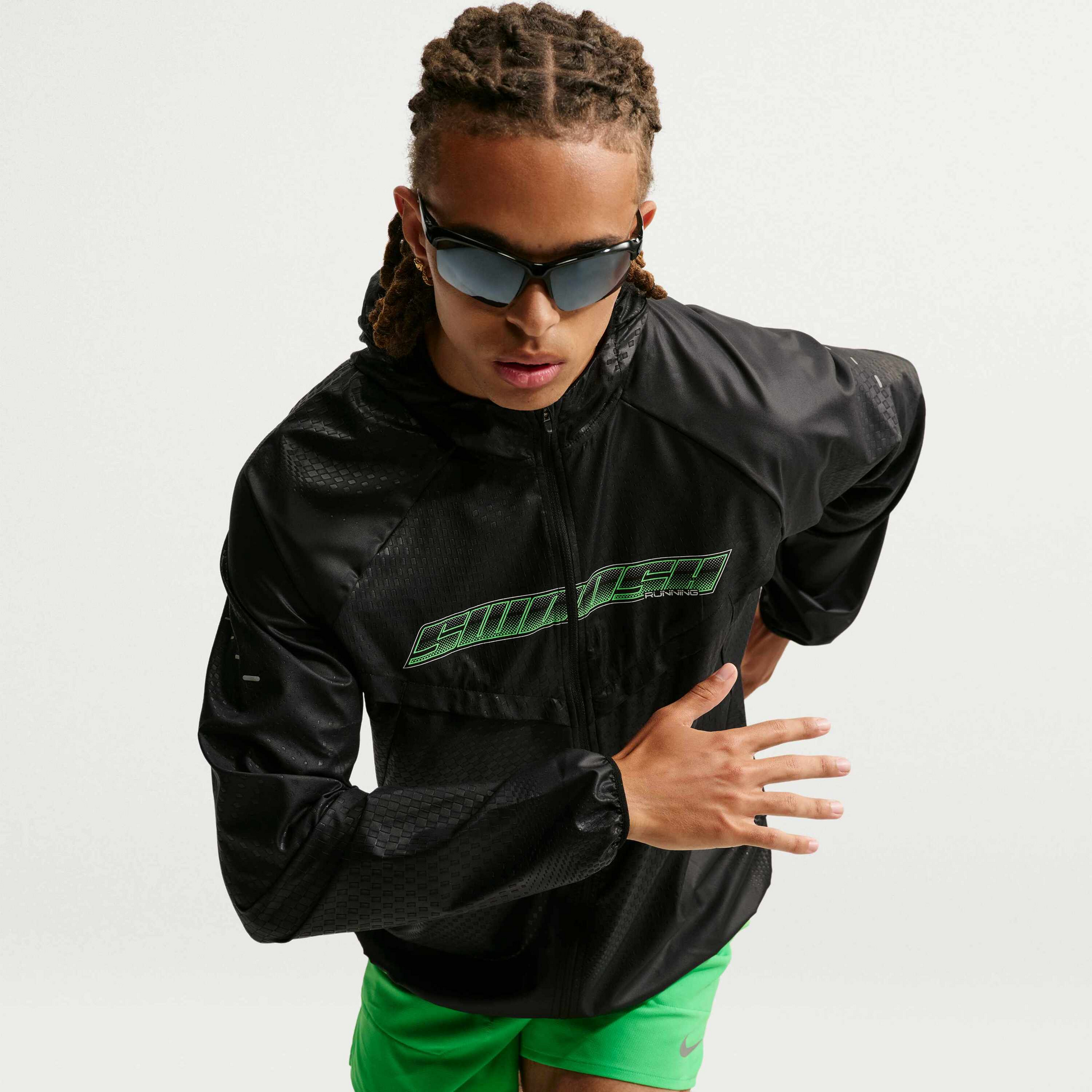 NIKE, Men's Dri-fit Running Jacket Stride