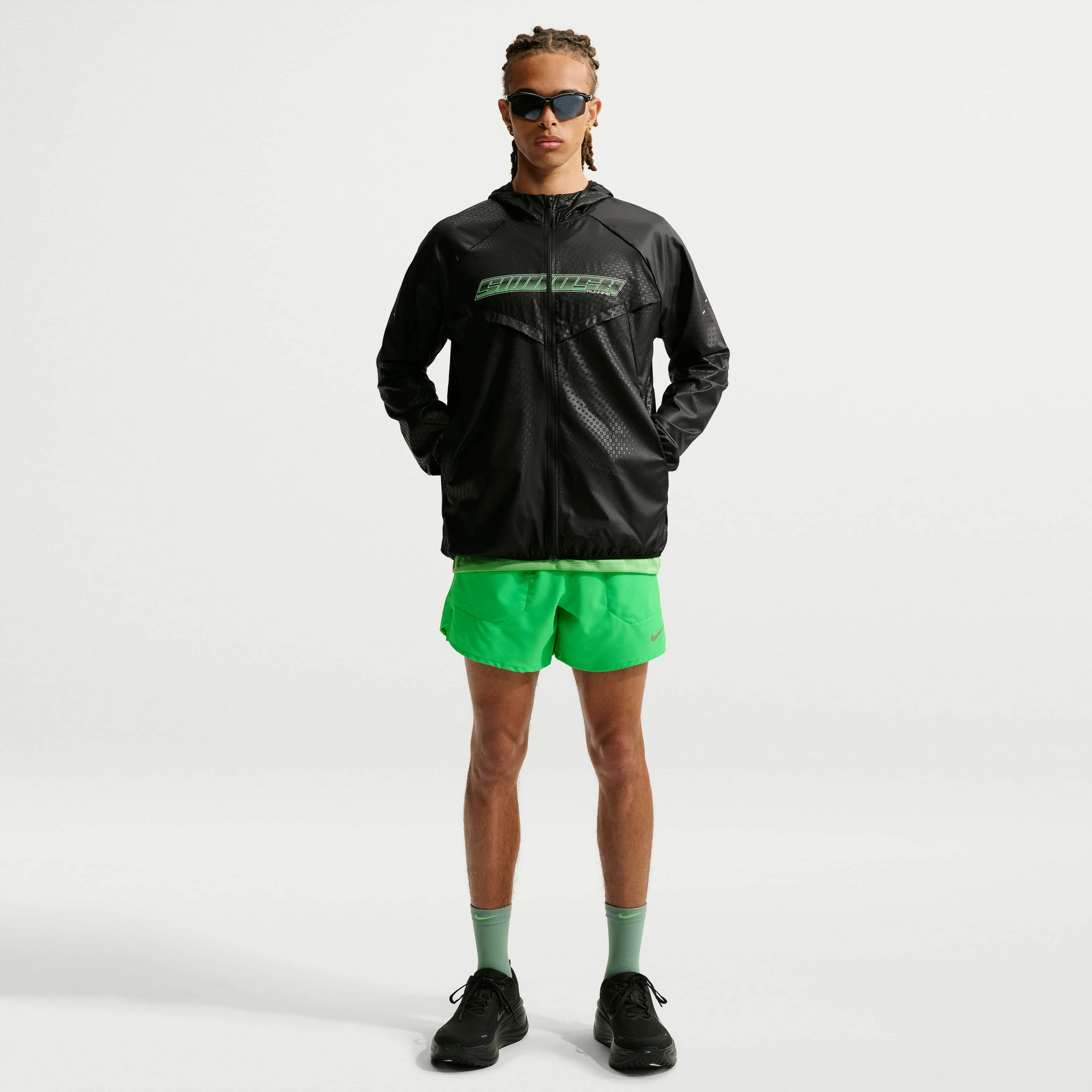 NIKE, Men's Dri-fit Running Jacket Stride