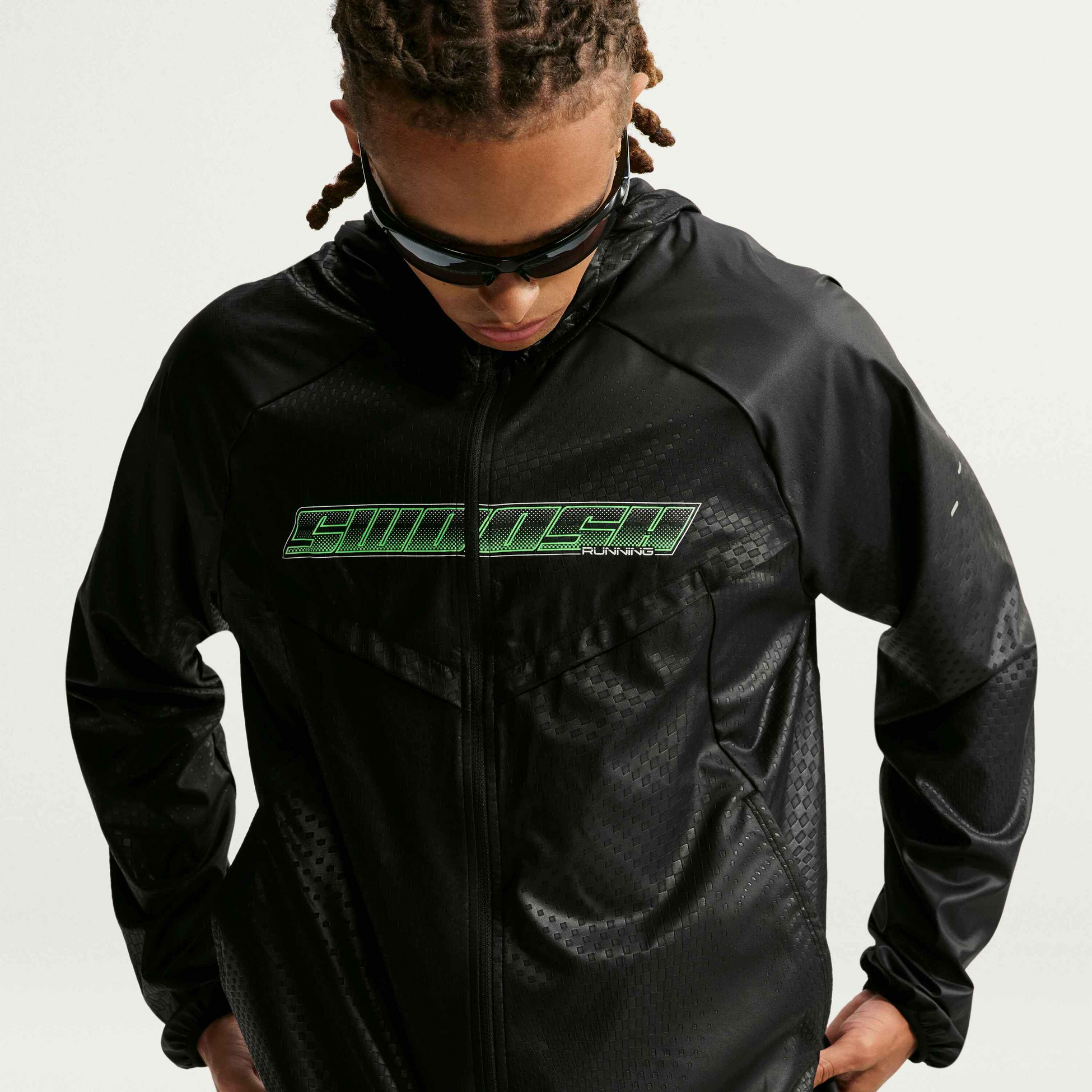 NIKE, Men's Dri-fit Running Jacket Stride