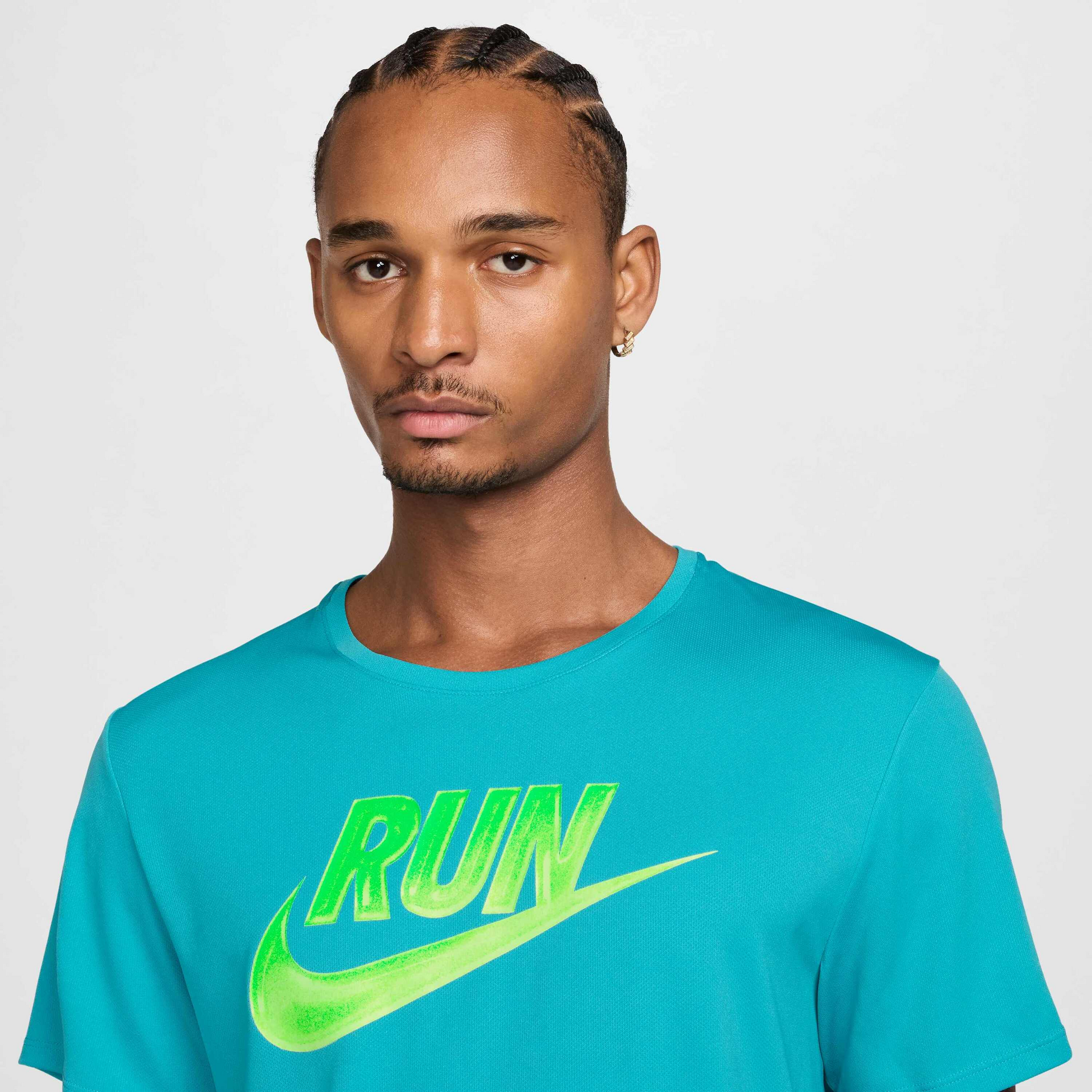 NIKE, Men's Dri-fit Short-sleeve Running Top Miler Run Energy