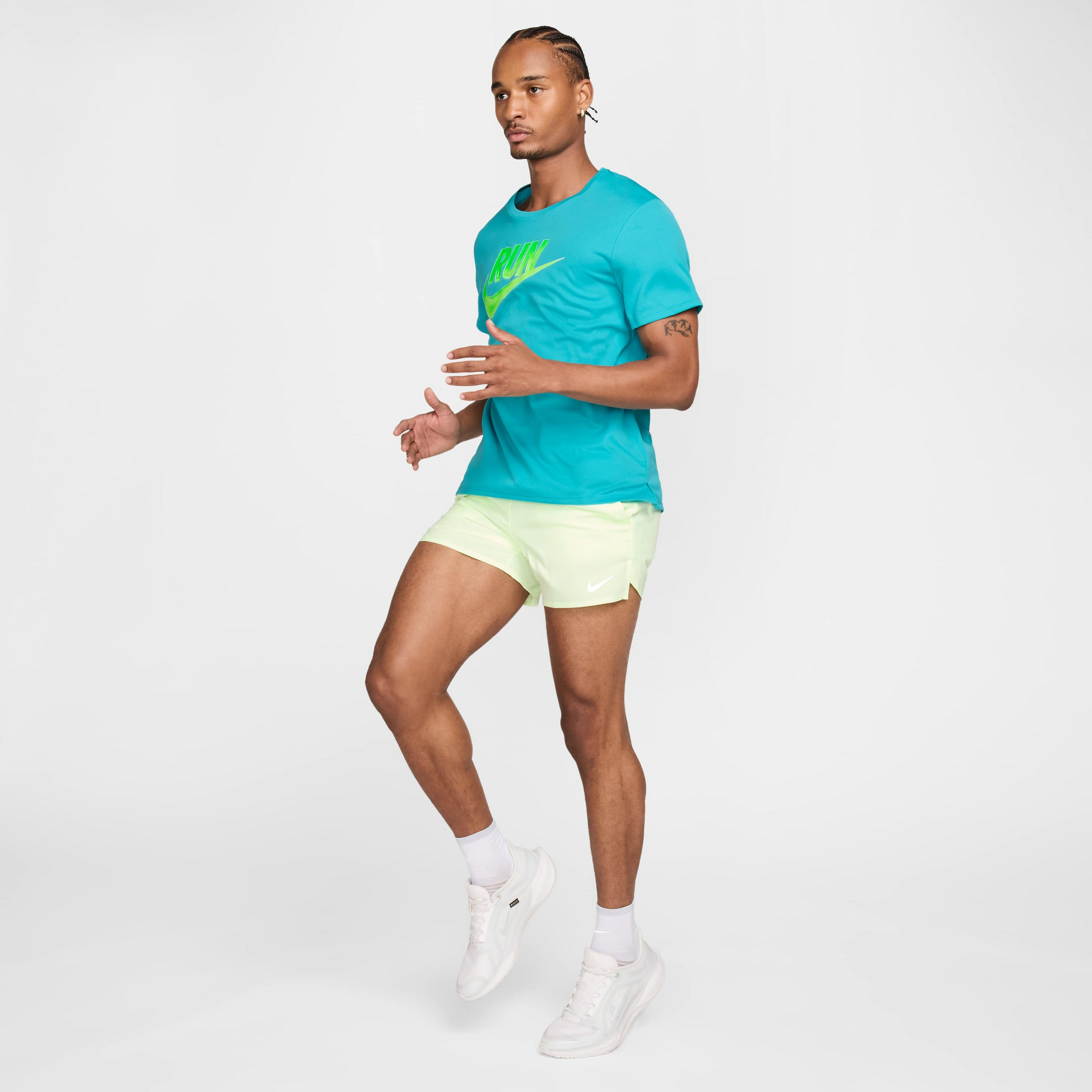 NIKE, Men's Dri-fit Short-sleeve Running Top Miler Run Energy