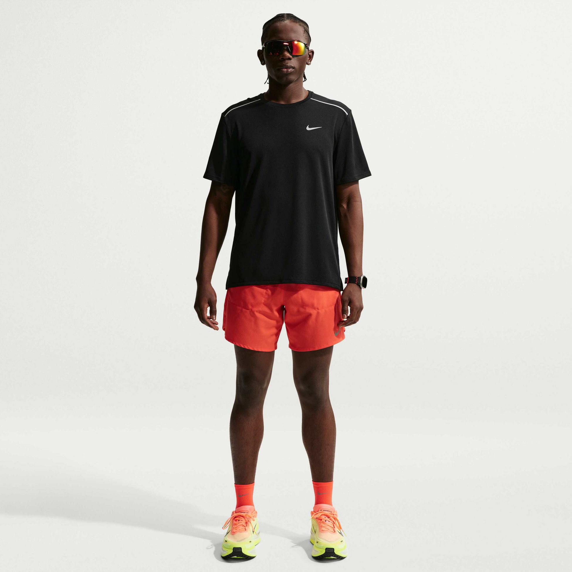 NIKE, Men's Dri-fit Short-sleeve Running Top Miler
