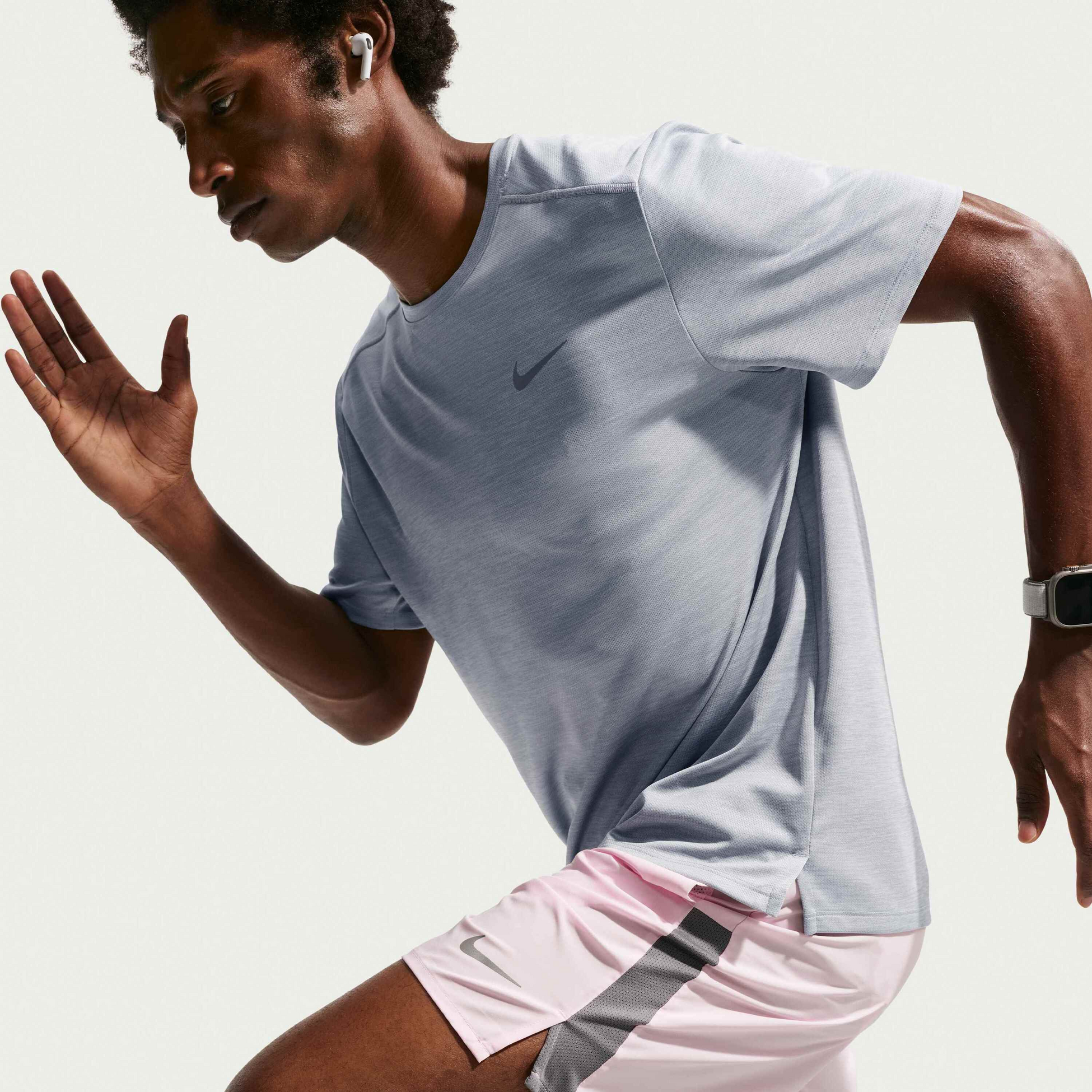 NIKE, Men's Dri-fit Short-sleeve Running Top Miler