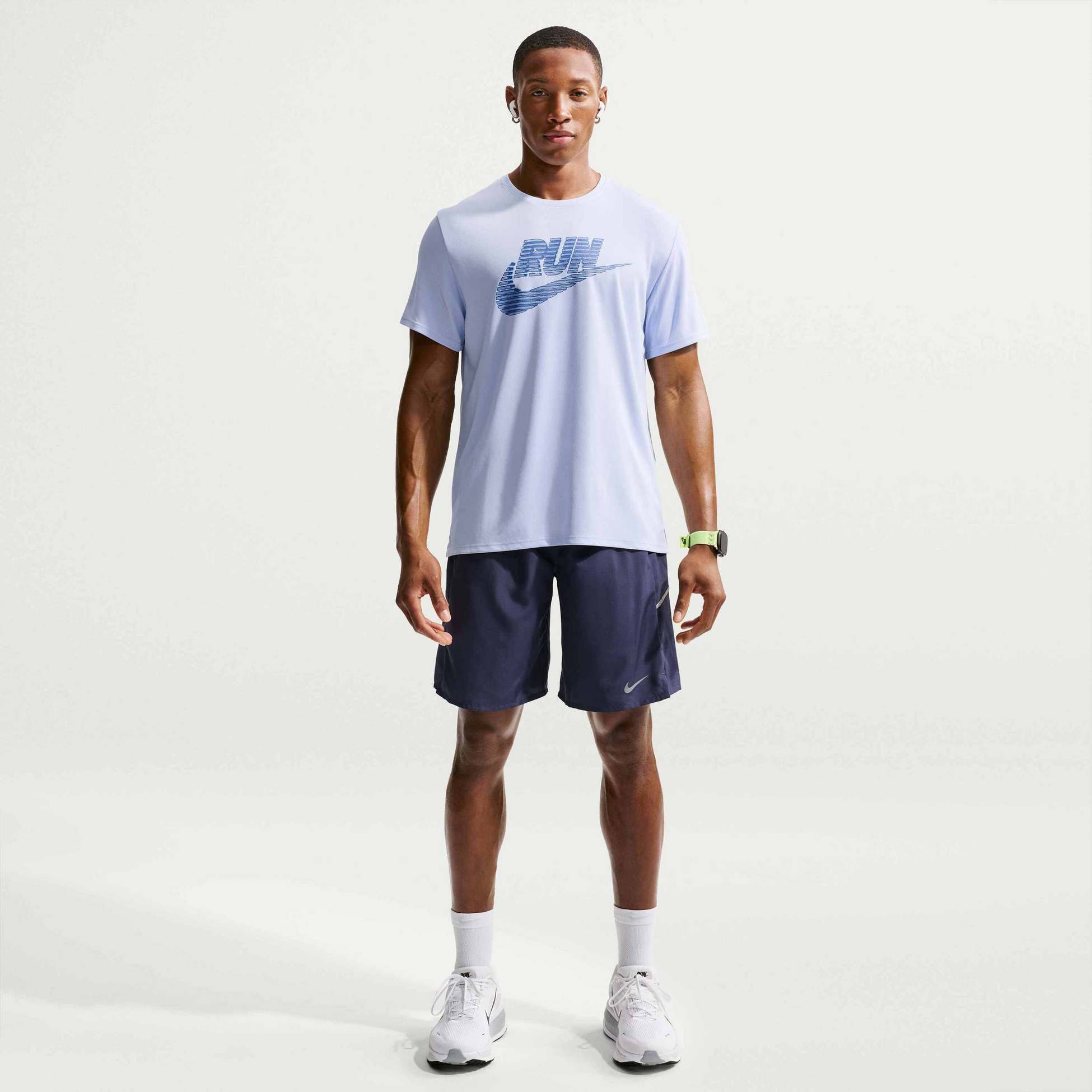 NIKE, Men's Dri-fit Short-sleeve Running Top Miler