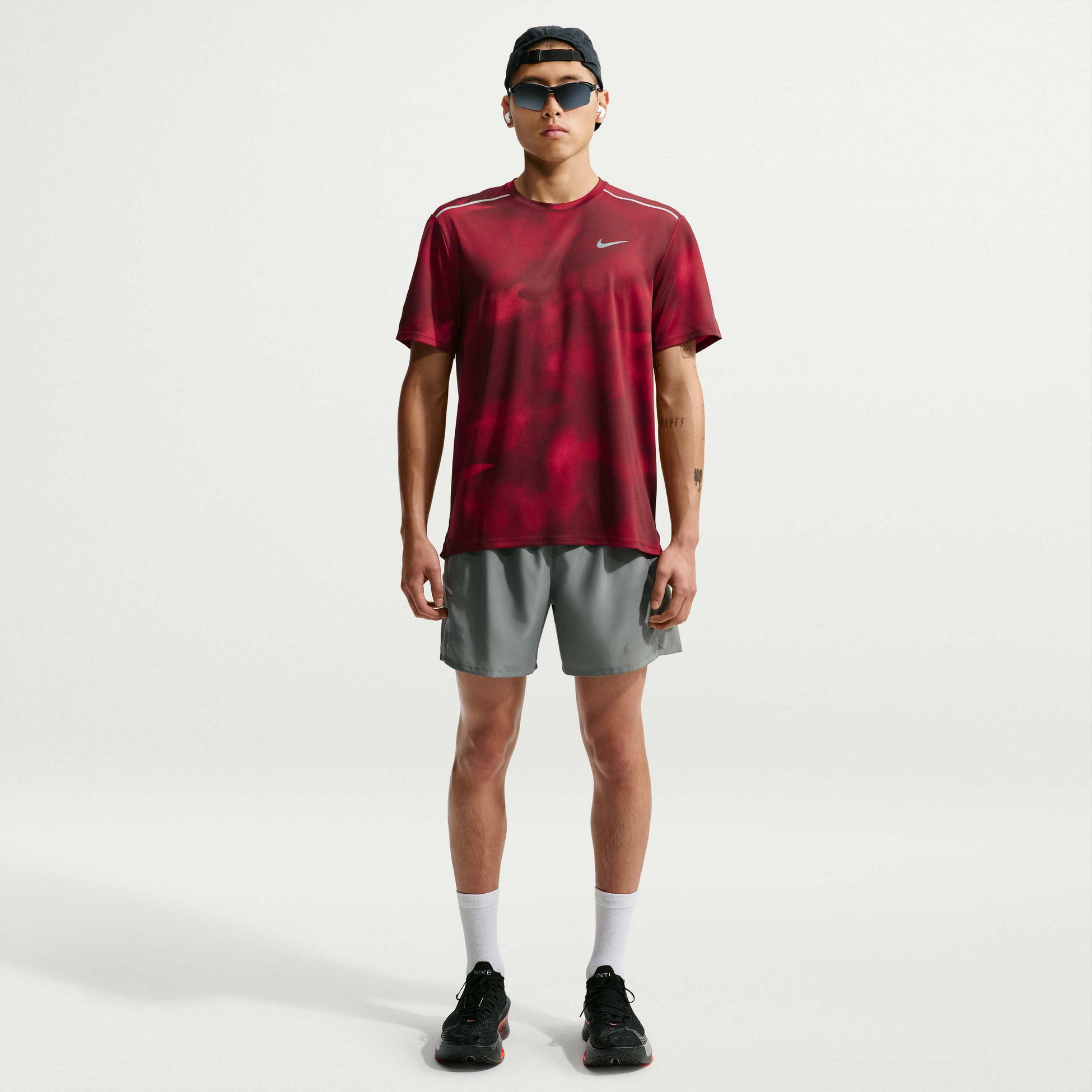 NIKE, Men's Dri-fit Short-sleeve Running Top Miler