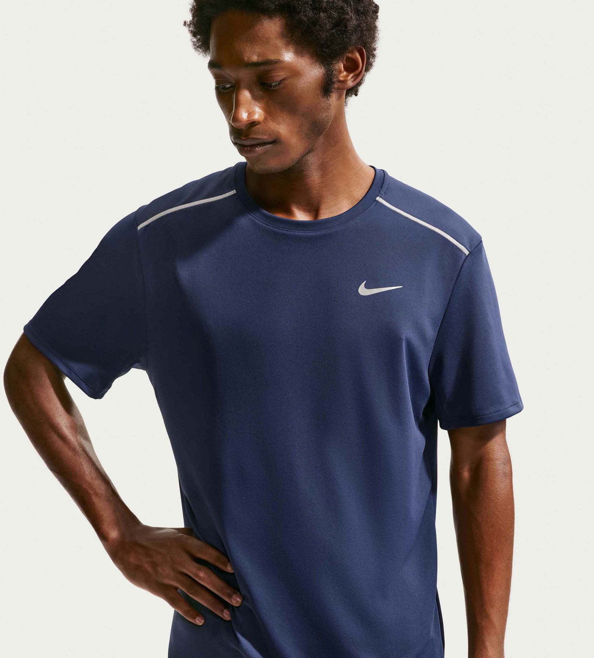 NIKE, Men's Dri-fit Short-sleeve Running Top Miler