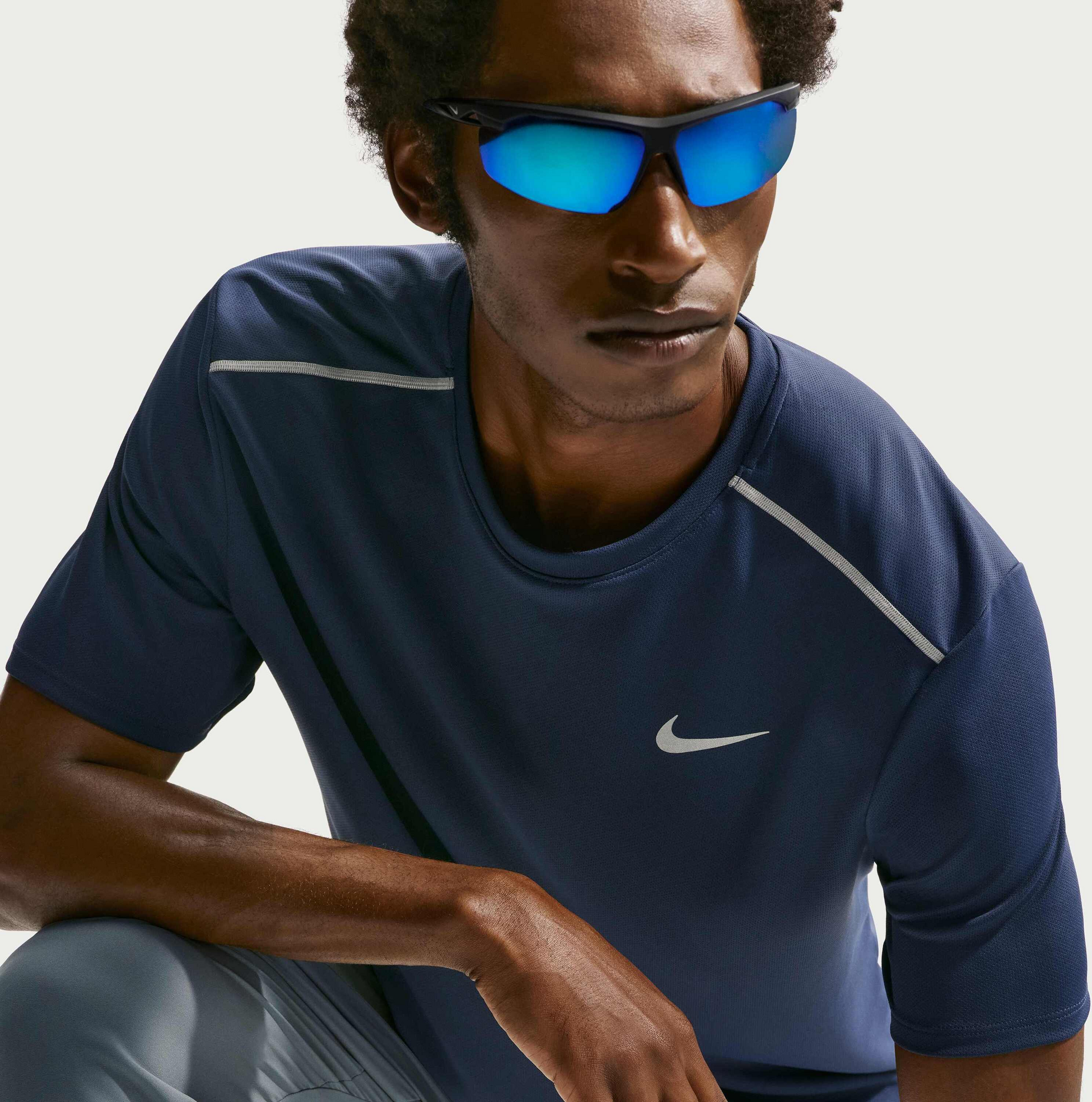NIKE, Men's Dri-fit Short-sleeve Running Top Miler