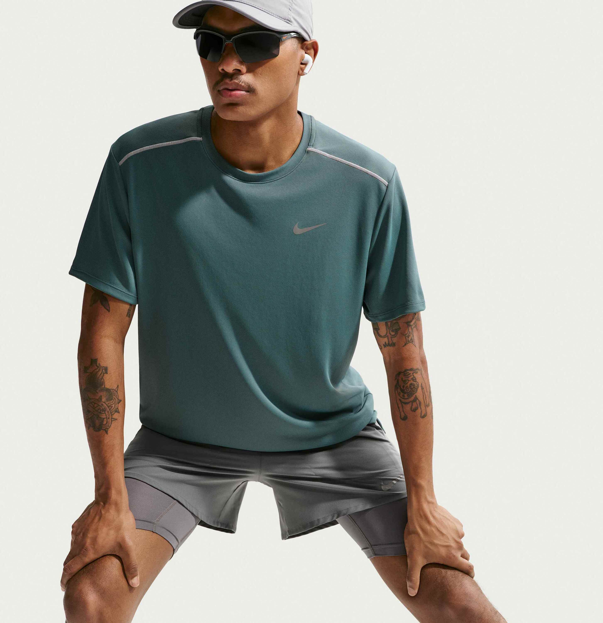 NIKE, Men's Dri-fit Short-sleeve Running Top Miler