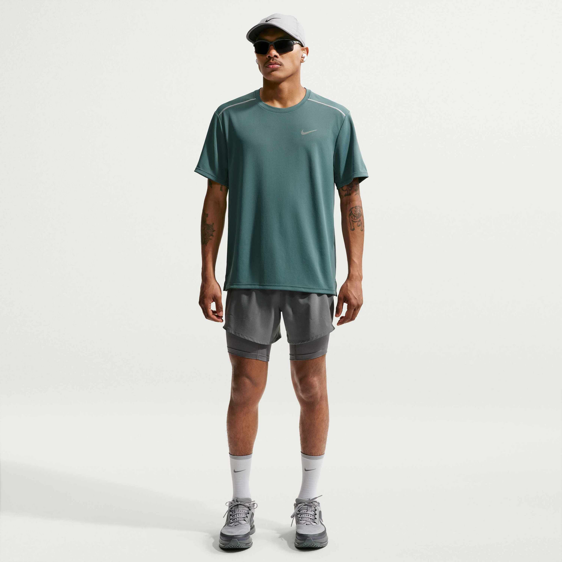 NIKE, Men's Dri-fit Short-sleeve Running Top Miler