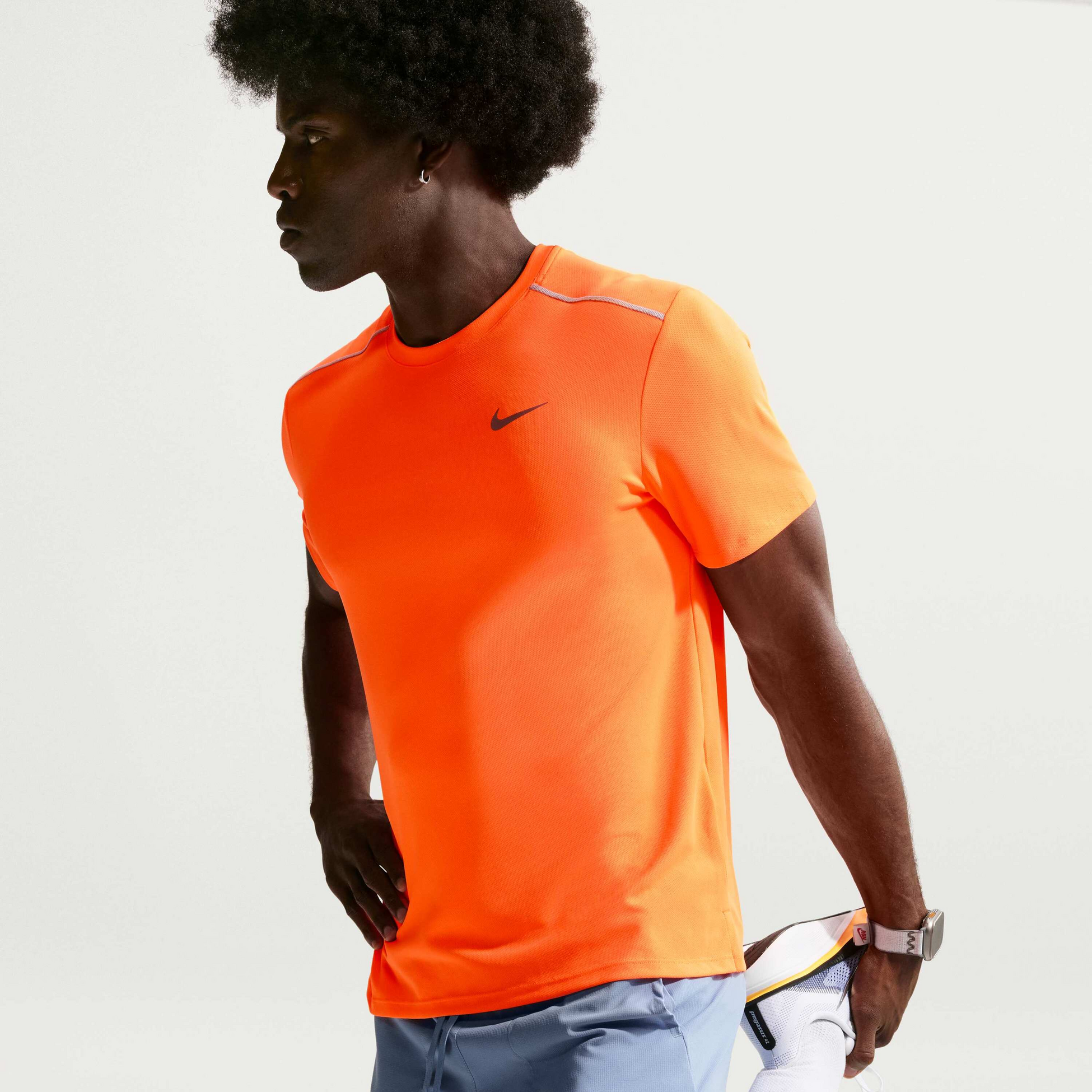 NIKE, Men's Dri-fit Short-sleeve Running Top Miler