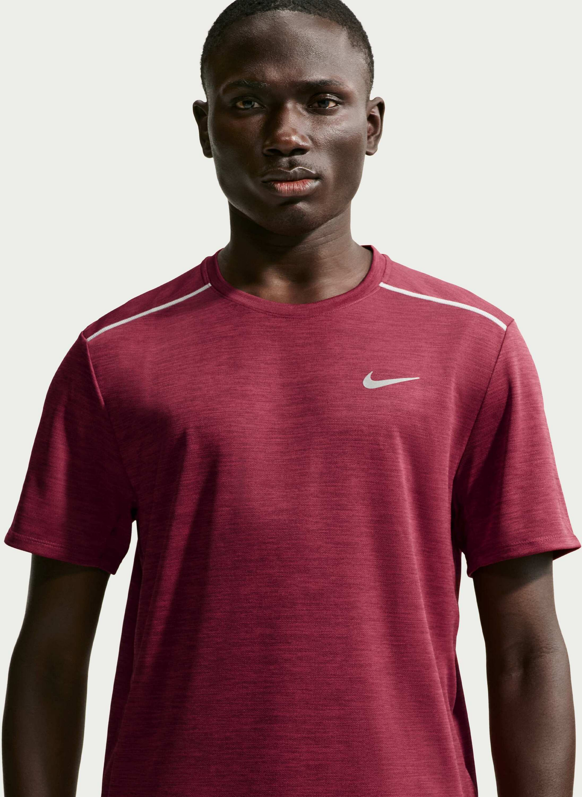 NIKE, Men's Dri-fit Short-sleeve Running Top Miler