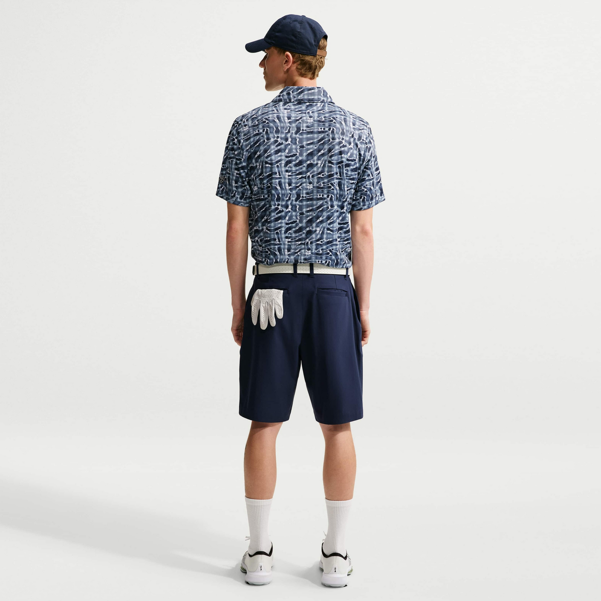 NIKE, Men's Dri-fit Tartan Camo Print Golf Polo Par