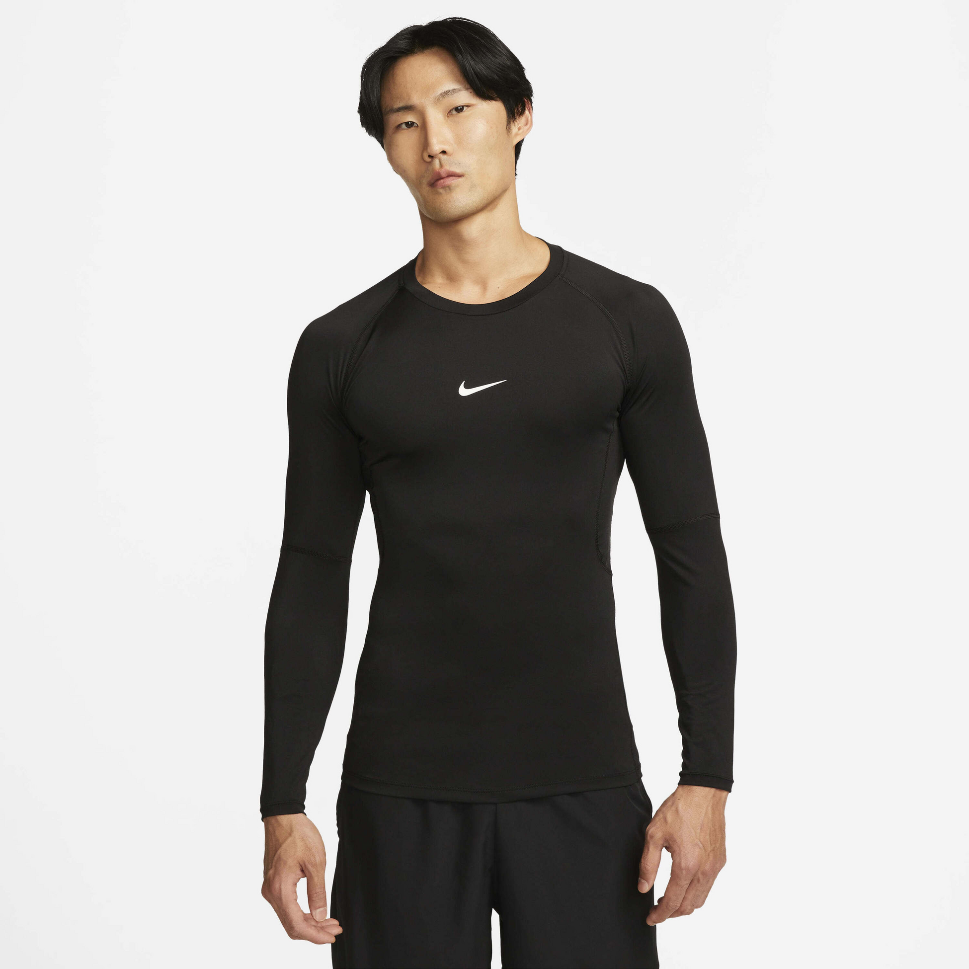 NIKE, Men's Dri-fit Tight Long-sleeve Fitness Top Pro