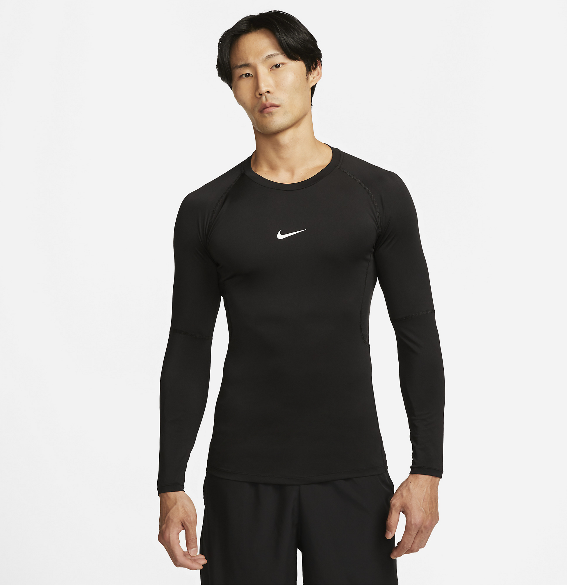 NIKE, Men's Dri-fit Tight Long-sleeve Fitness Top Pro