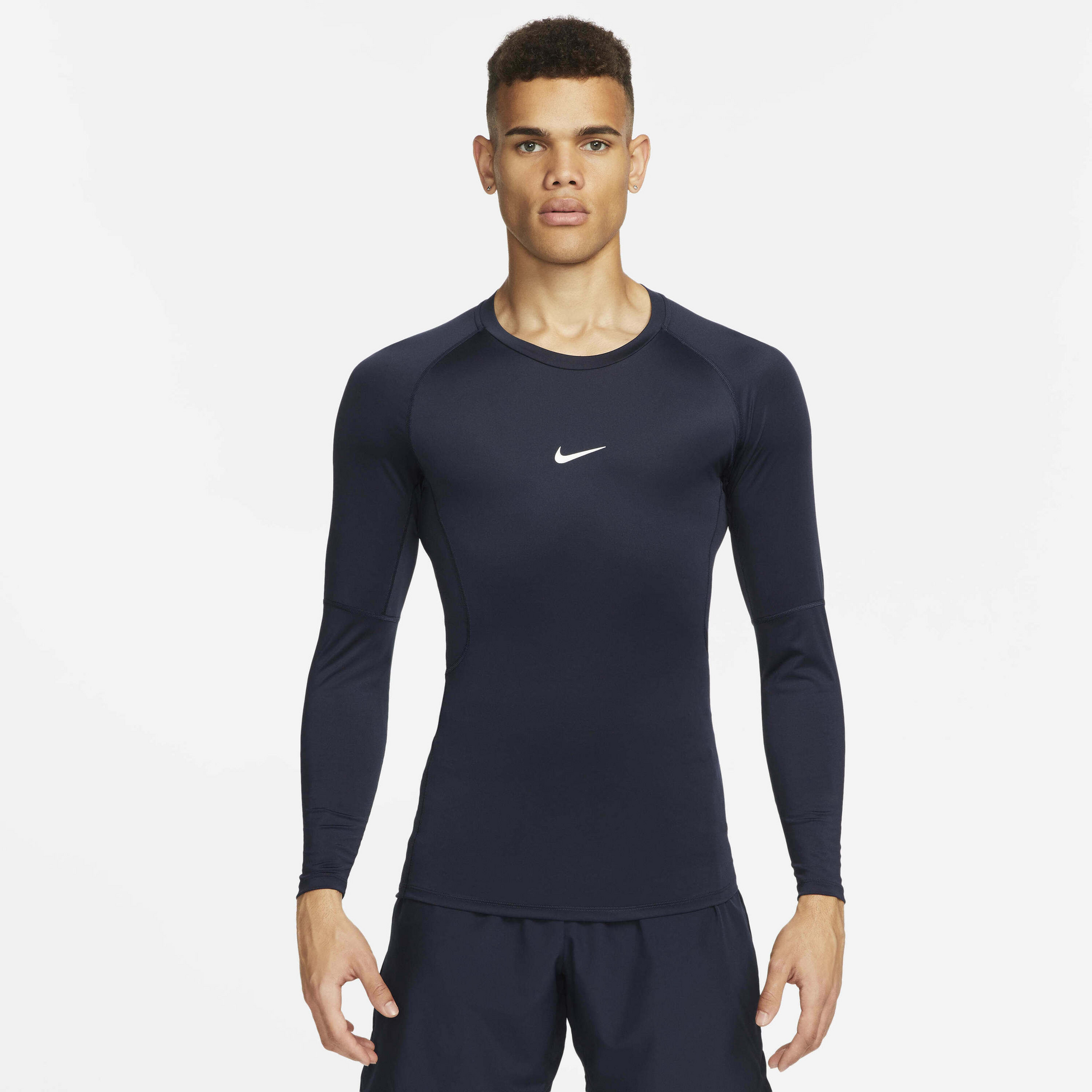 NIKE, Men's Dri-fit Tight Long-sleeve Fitness Top Pro