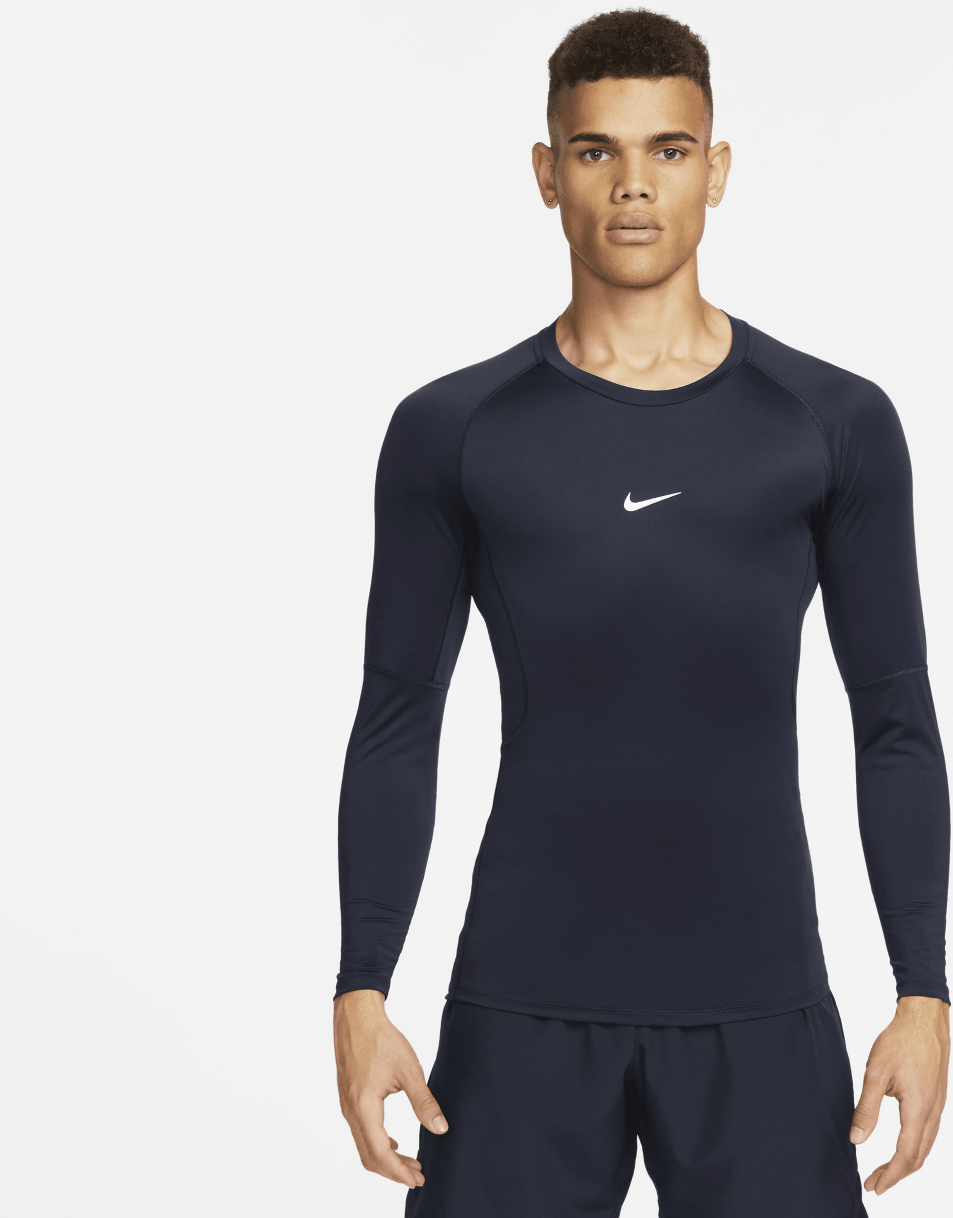 NIKE, Men's Dri-fit Tight Long-sleeve Fitness Top Pro