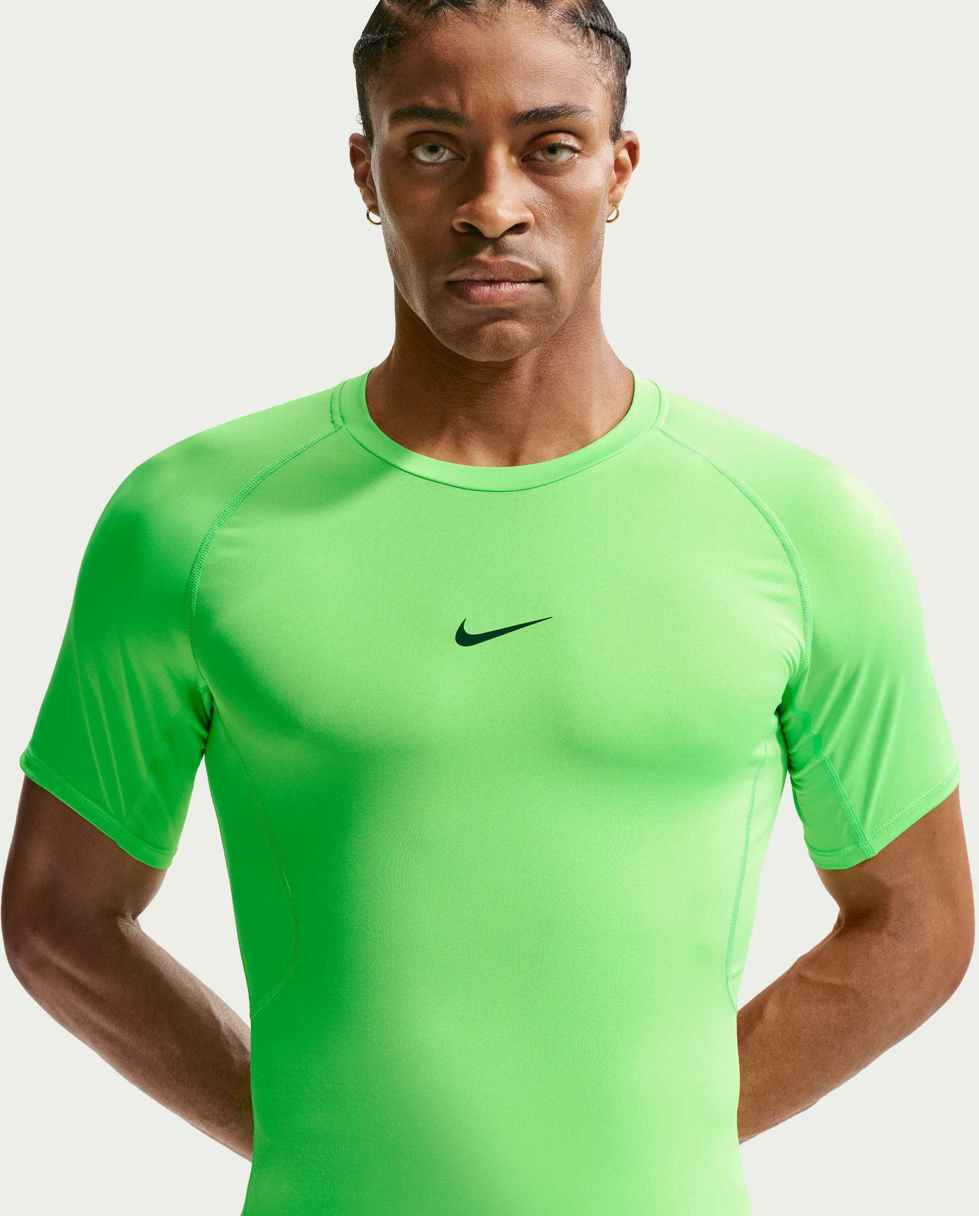 NIKE, Men's Dri-fit Tight Short-sleeve Fitness Top Pro