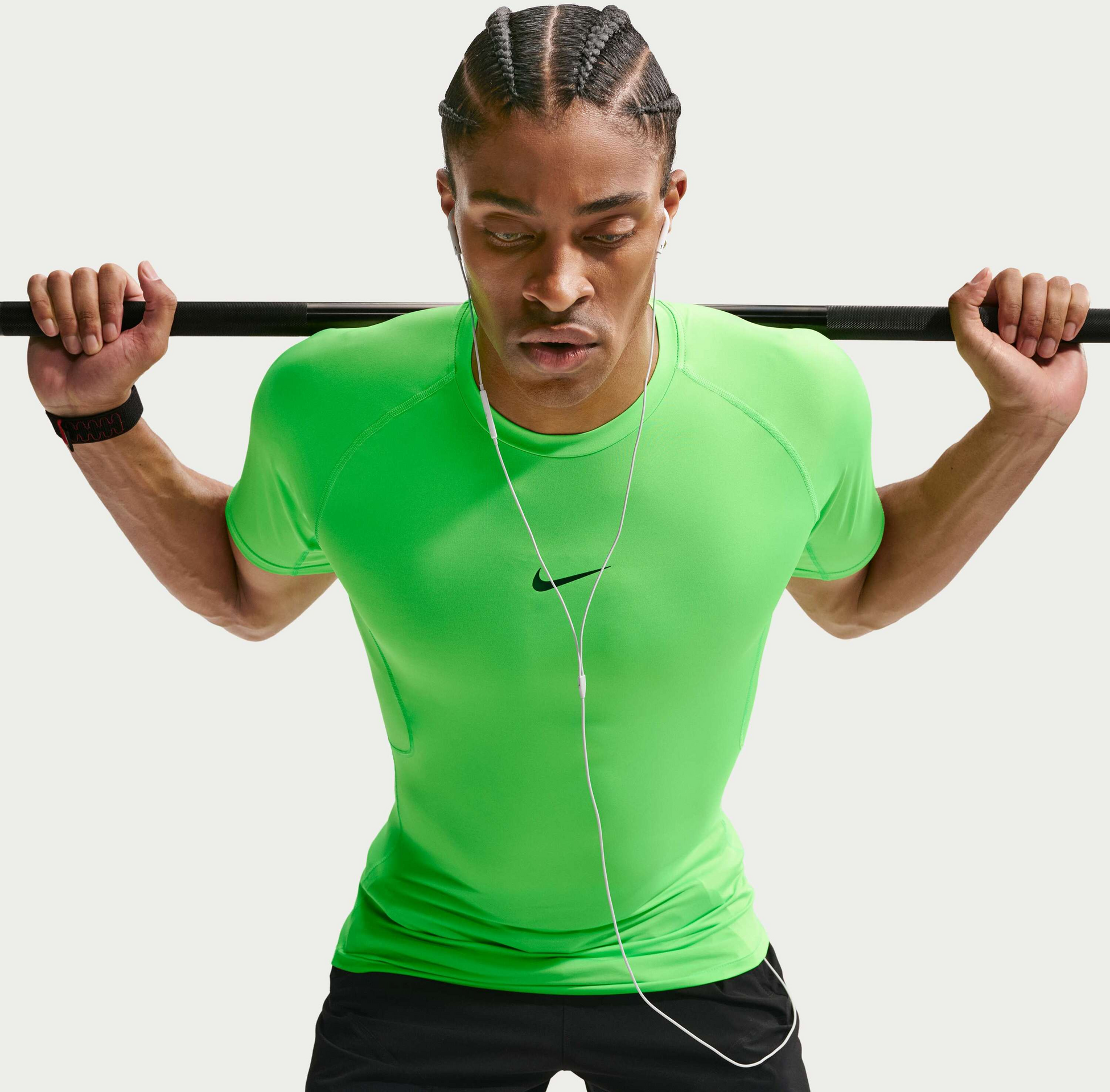 NIKE, Men's Dri-fit Tight Short-sleeve Fitness Top Pro