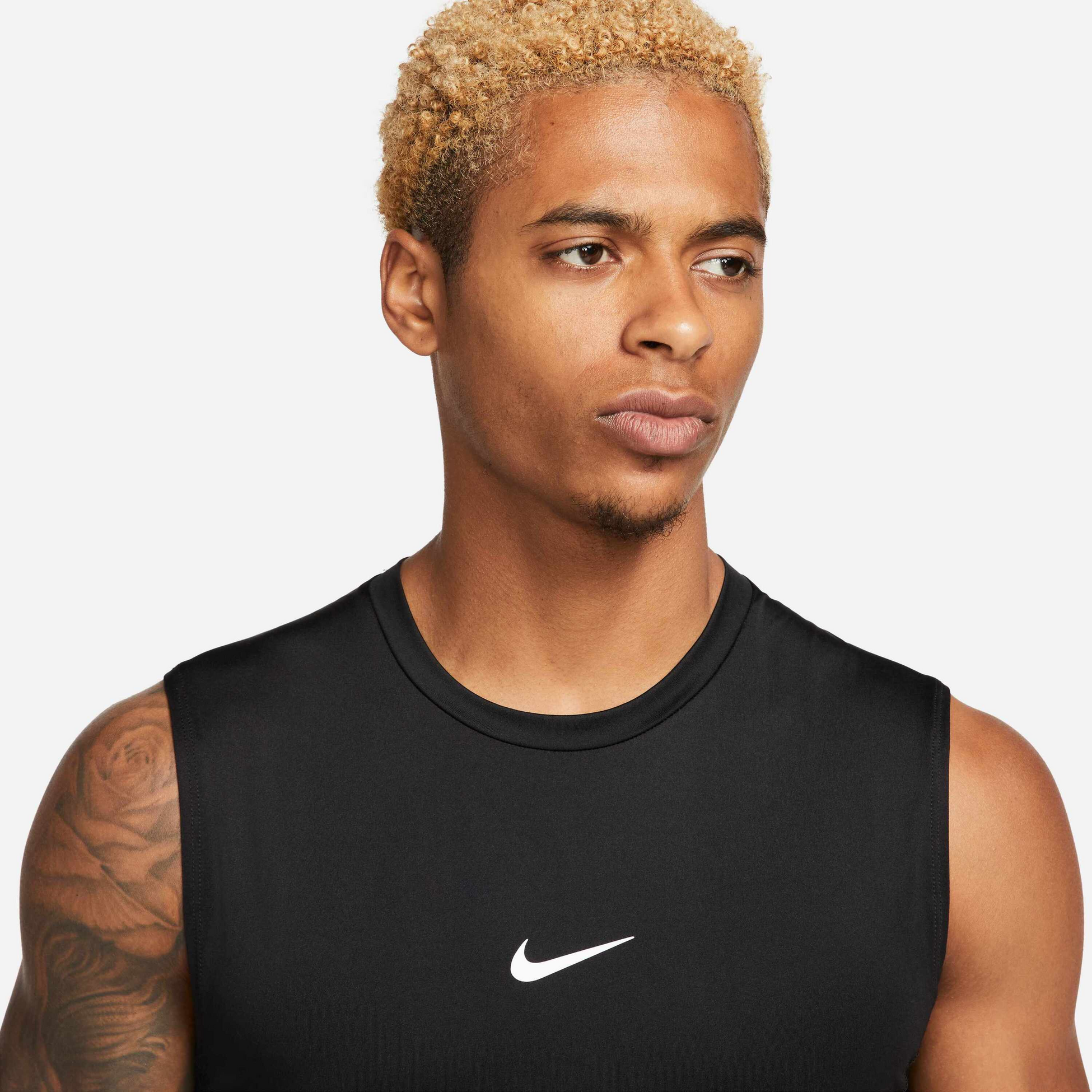 NIKE, Men's Dri-fit Tight Sleeveless Fitness Top Pro