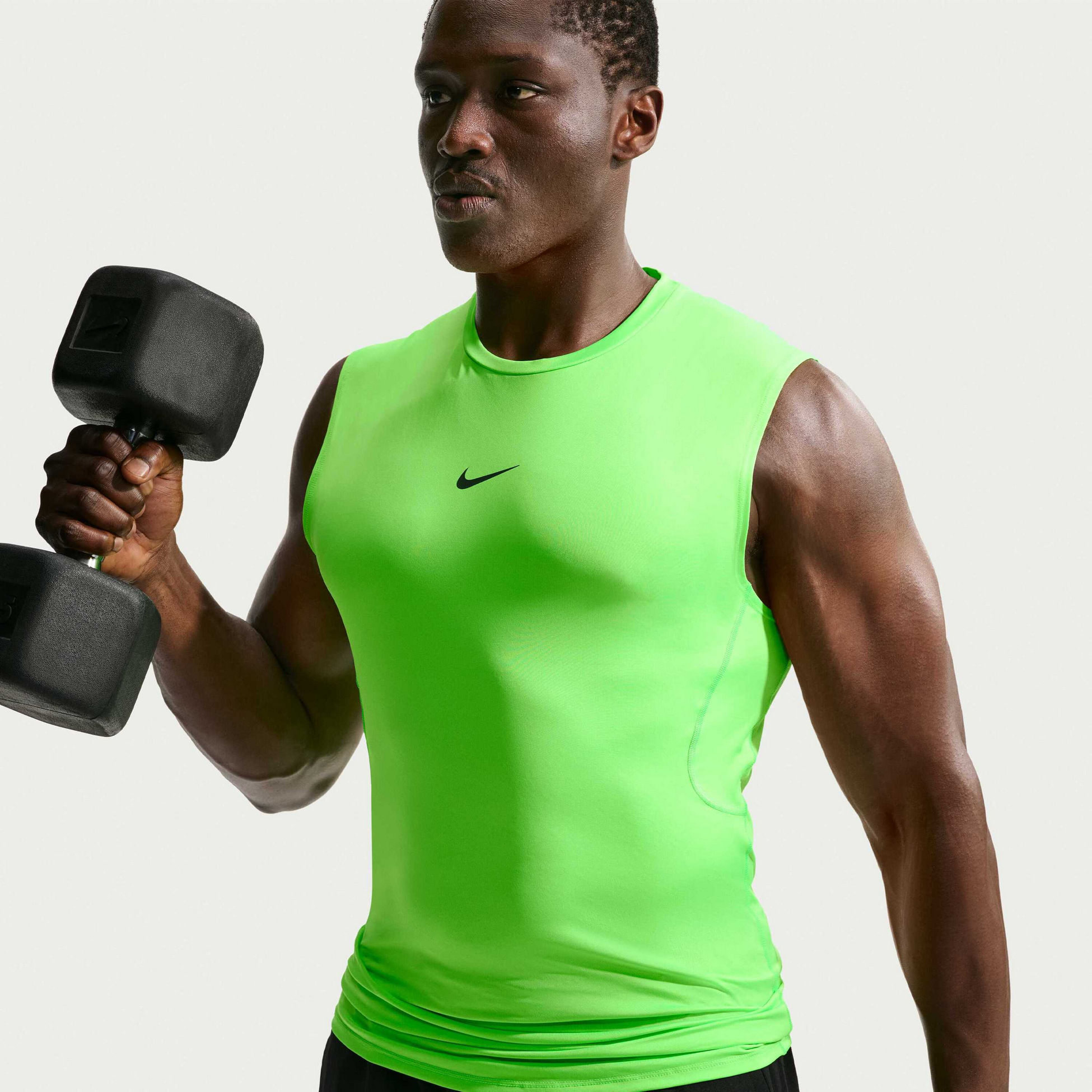 NIKE, Men's Dri-fit Tight Sleeveless Fitness Top Pro