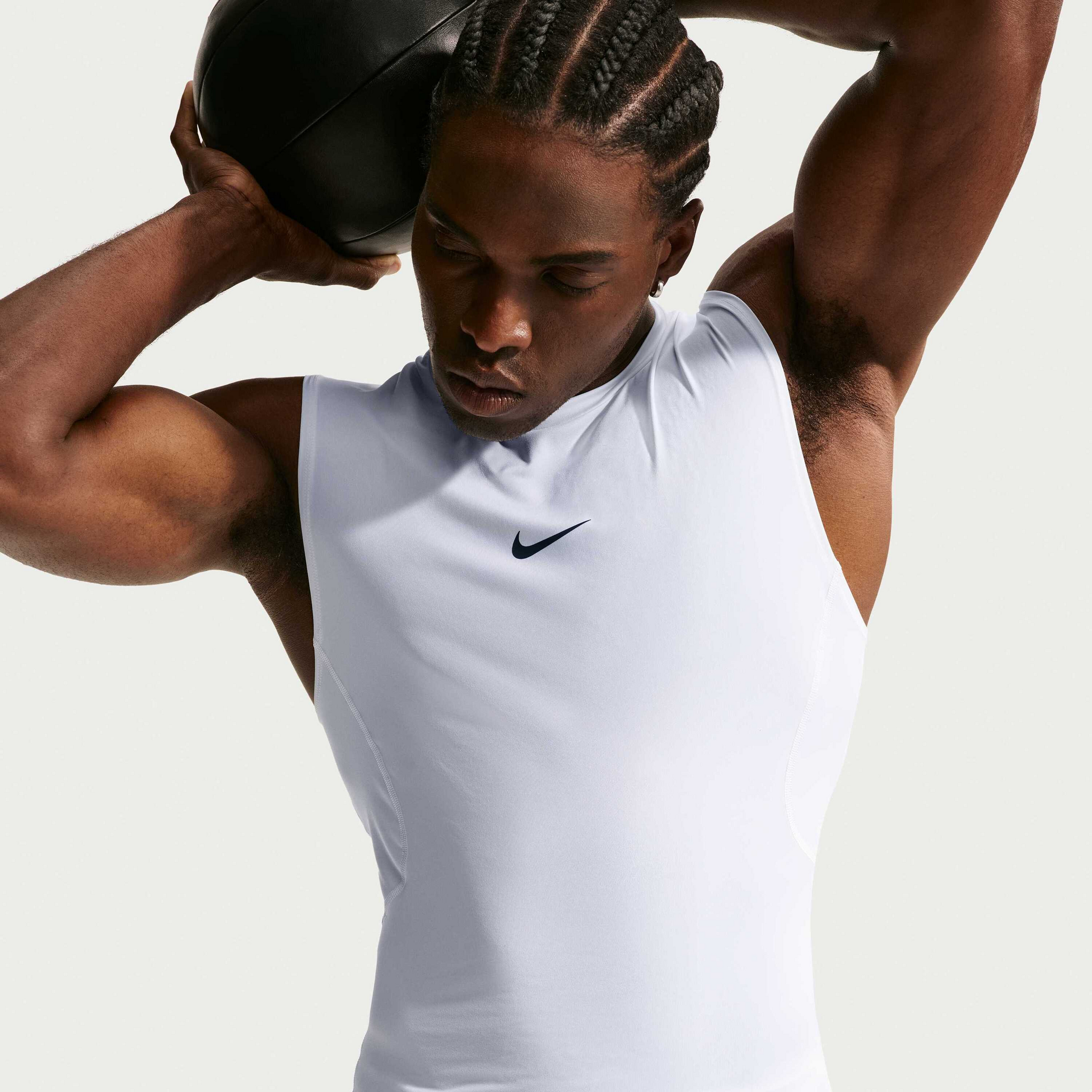 NIKE, Men's Dri-fit Tight Sleeveless Fitness Top Pro