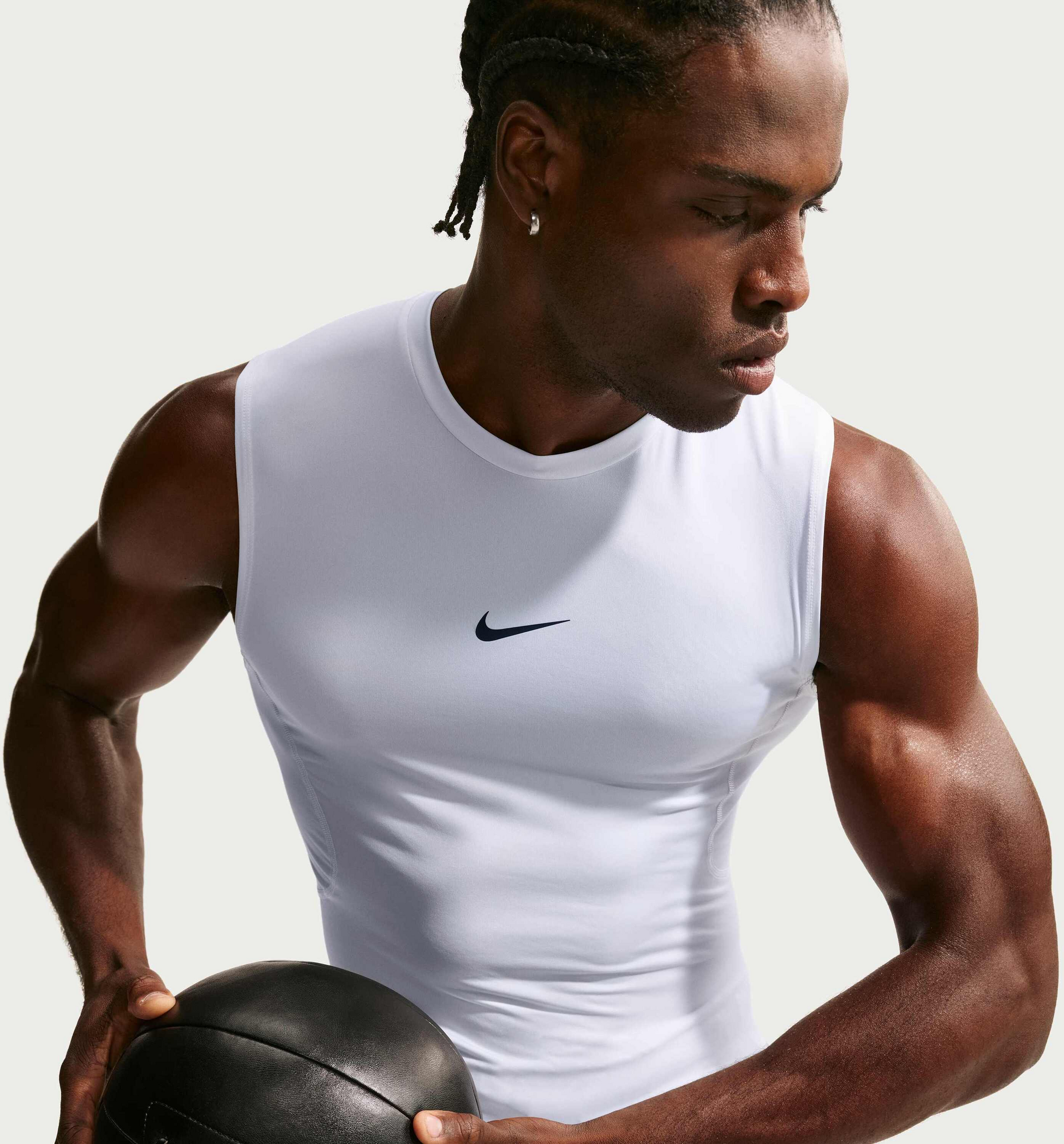 NIKE, Men's Dri-fit Tight Sleeveless Fitness Top Pro