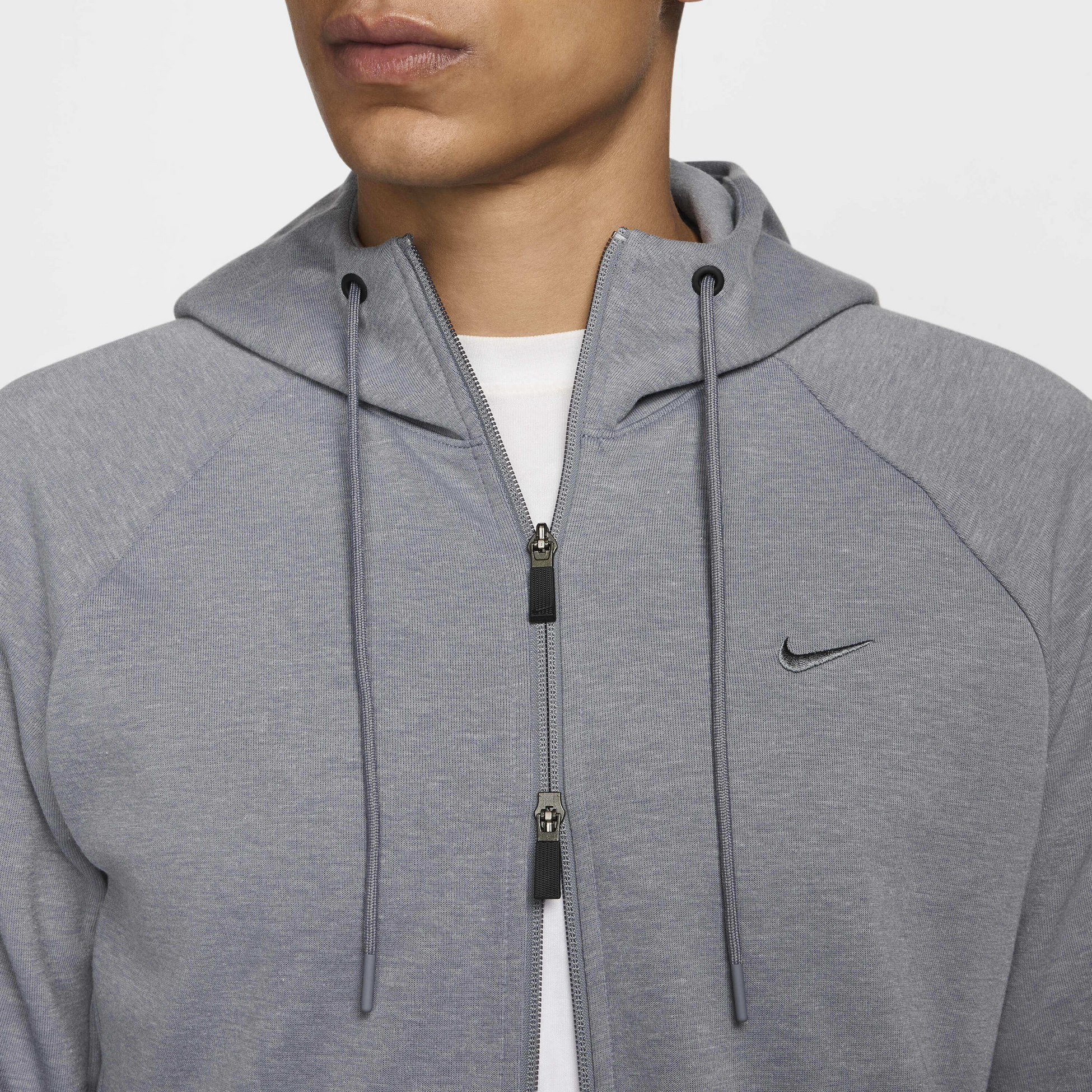 NIKE, Men's Dri-fit Uv Full-zip Performance Hoodie Primary Fleece