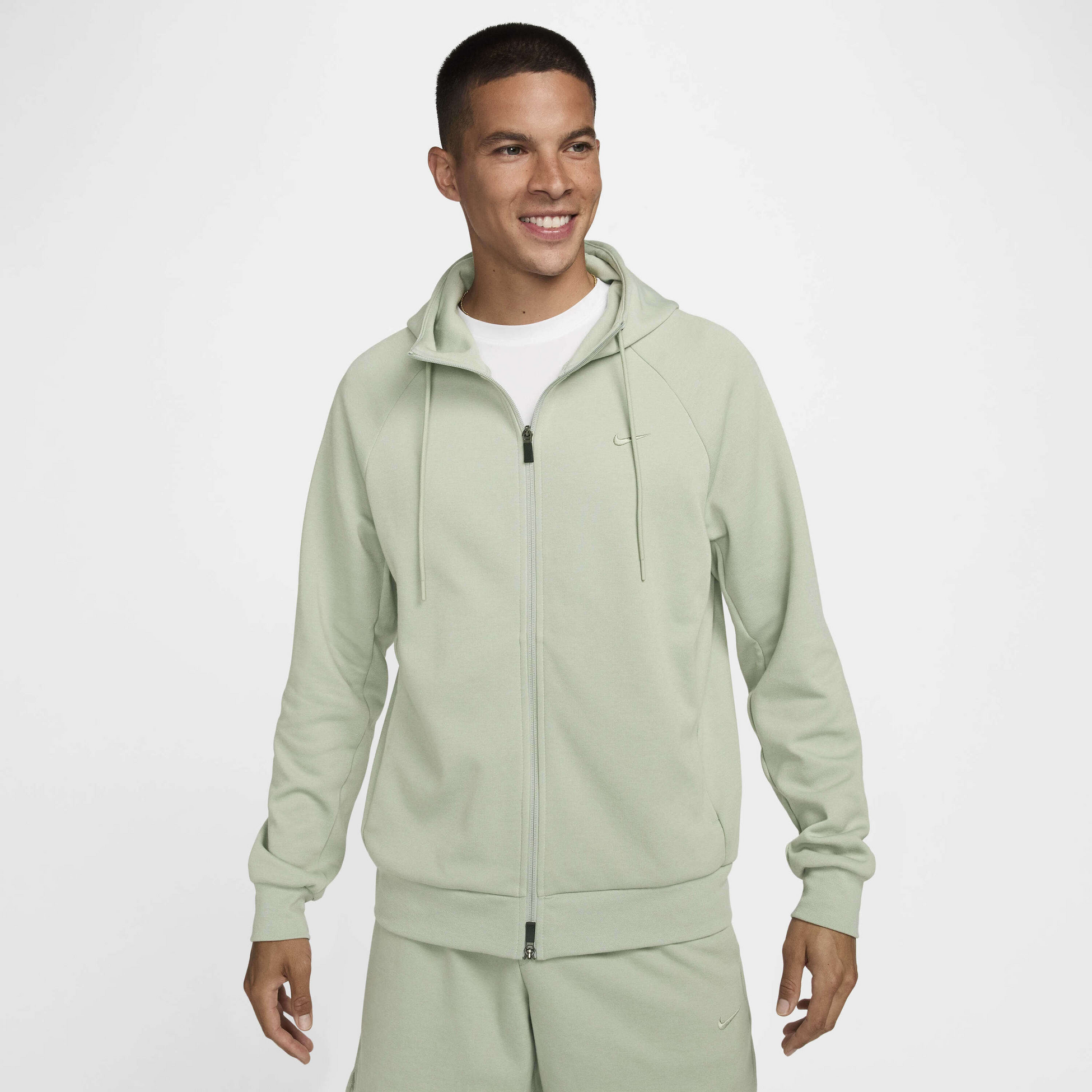 NIKE, Men's Dri-fit Uv Full-zip Performance Hoodie Primary Fleece