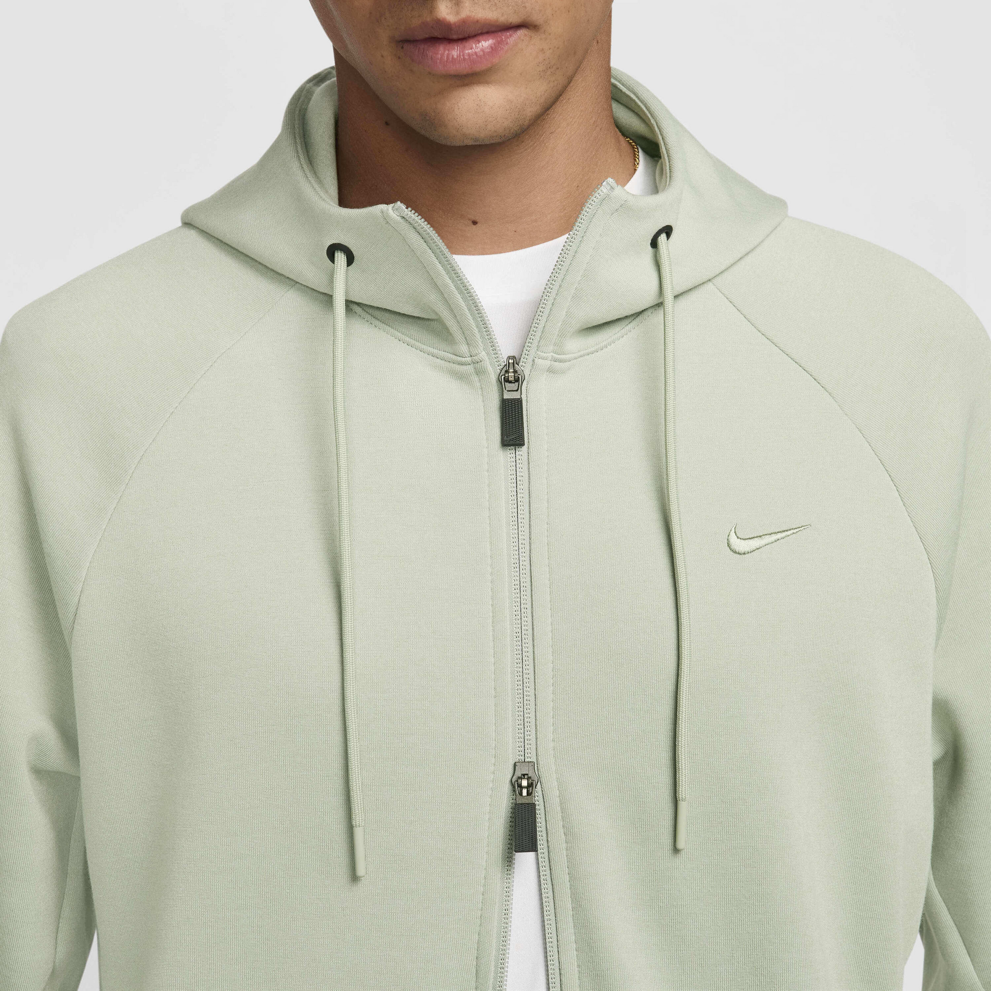 NIKE, Men's Dri-fit Uv Full-zip Performance Hoodie Primary Fleece