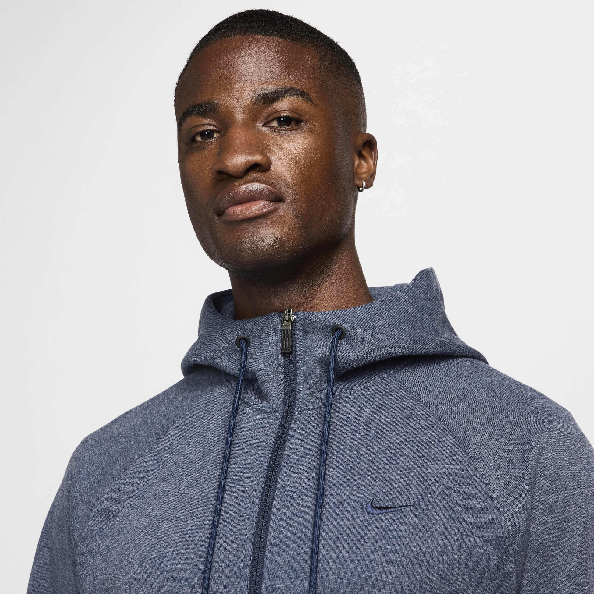 NIKE, Men's Dri-fit Uv Full-zip Performance Hoodie Primary Fleece