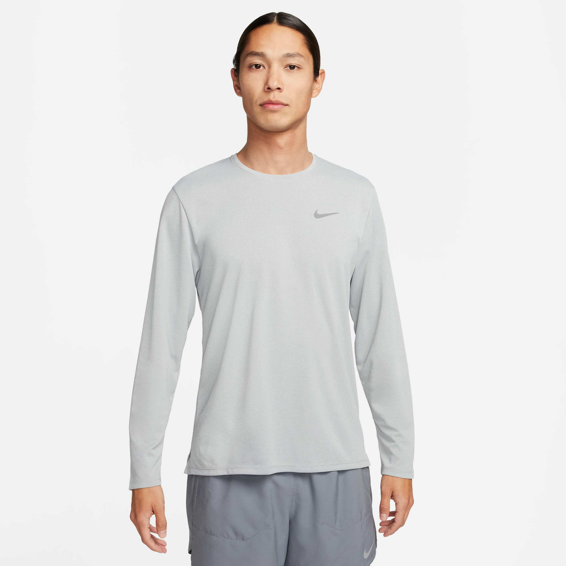 NIKE, Men's Dri-fit Uv Long-sleeve Running Top Miler