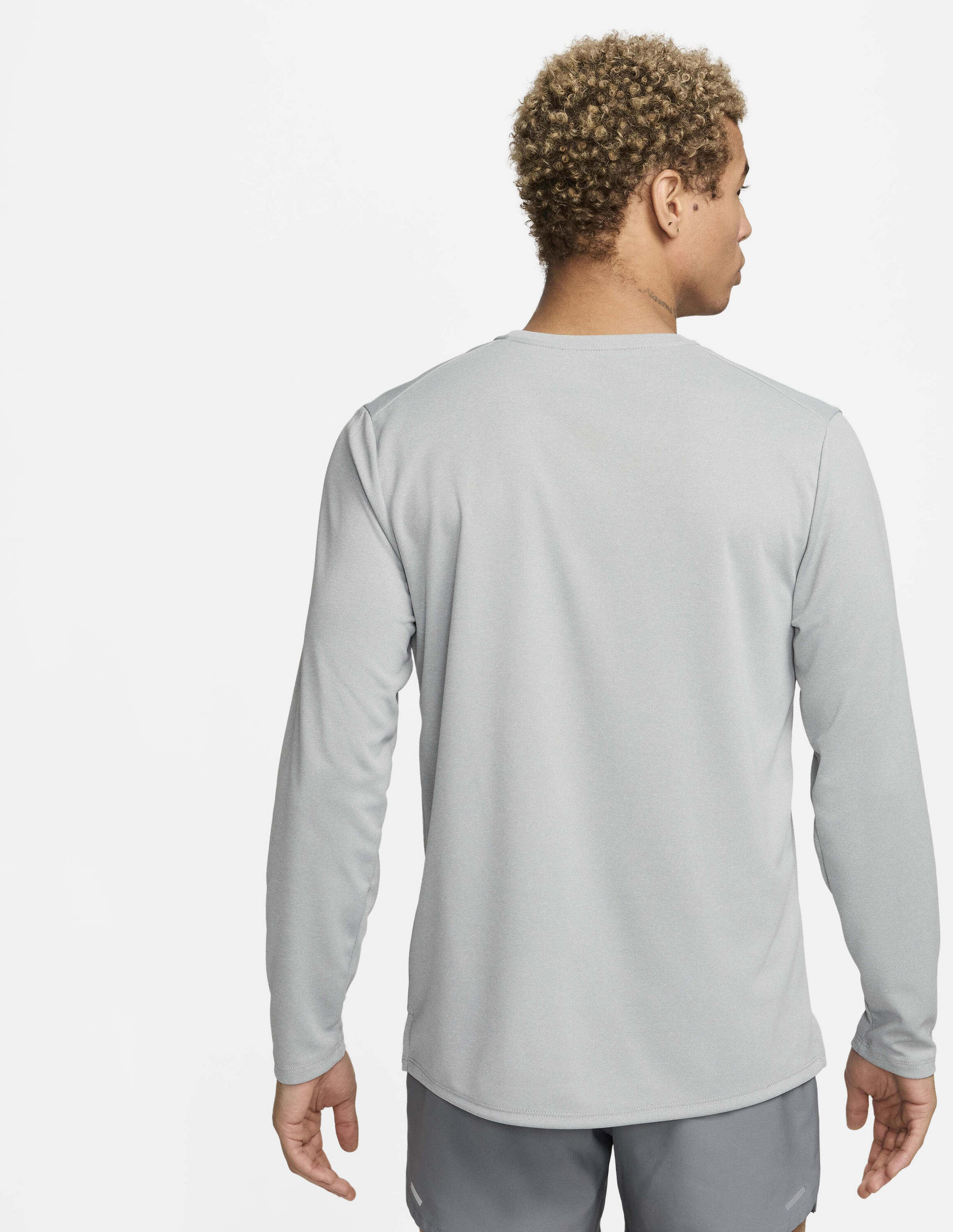 NIKE, Men's Dri-fit Uv Long-sleeve Running Top Miler
