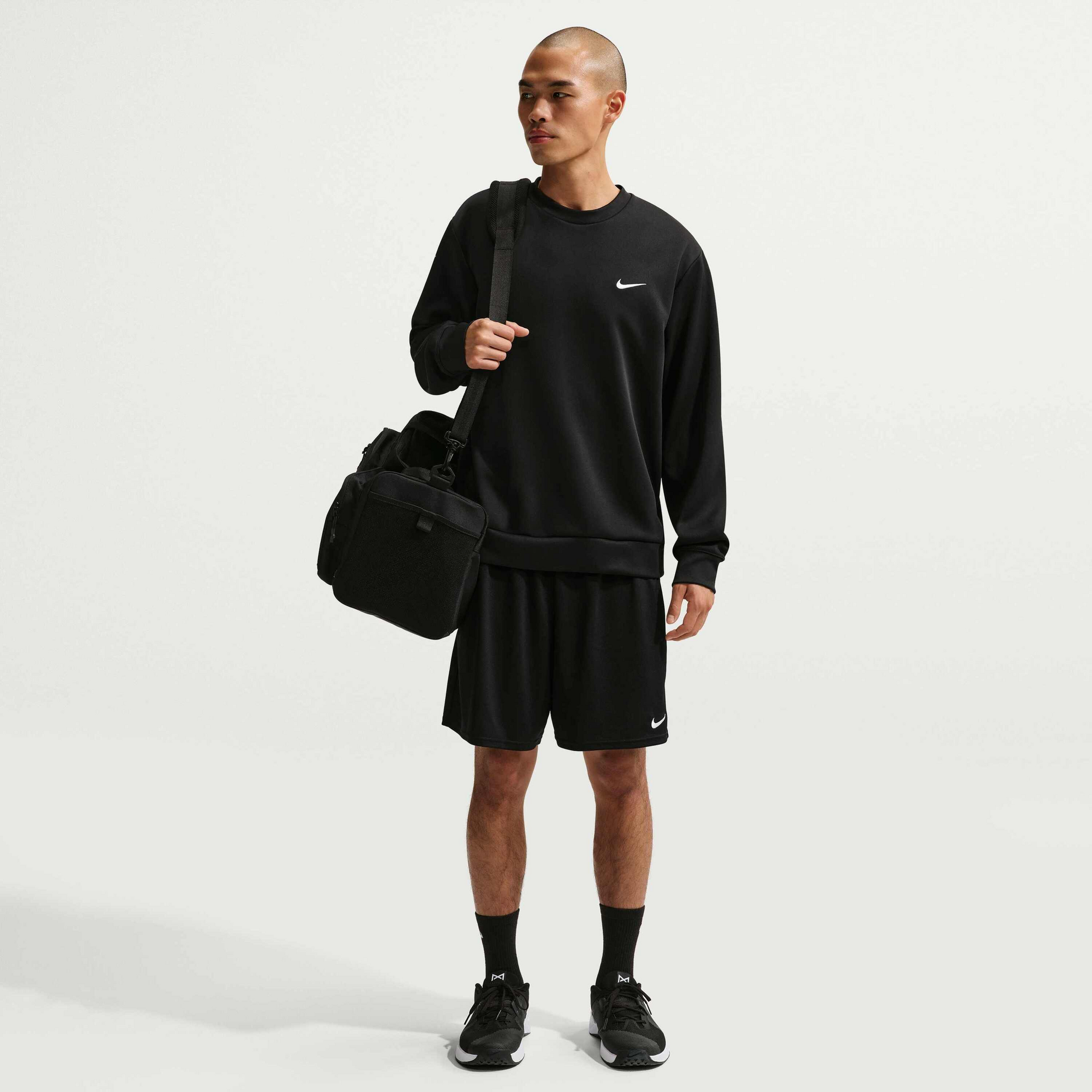 NIKE, Men's Dri-fit Uv Protection Crew-neck Sweatshirt Flex