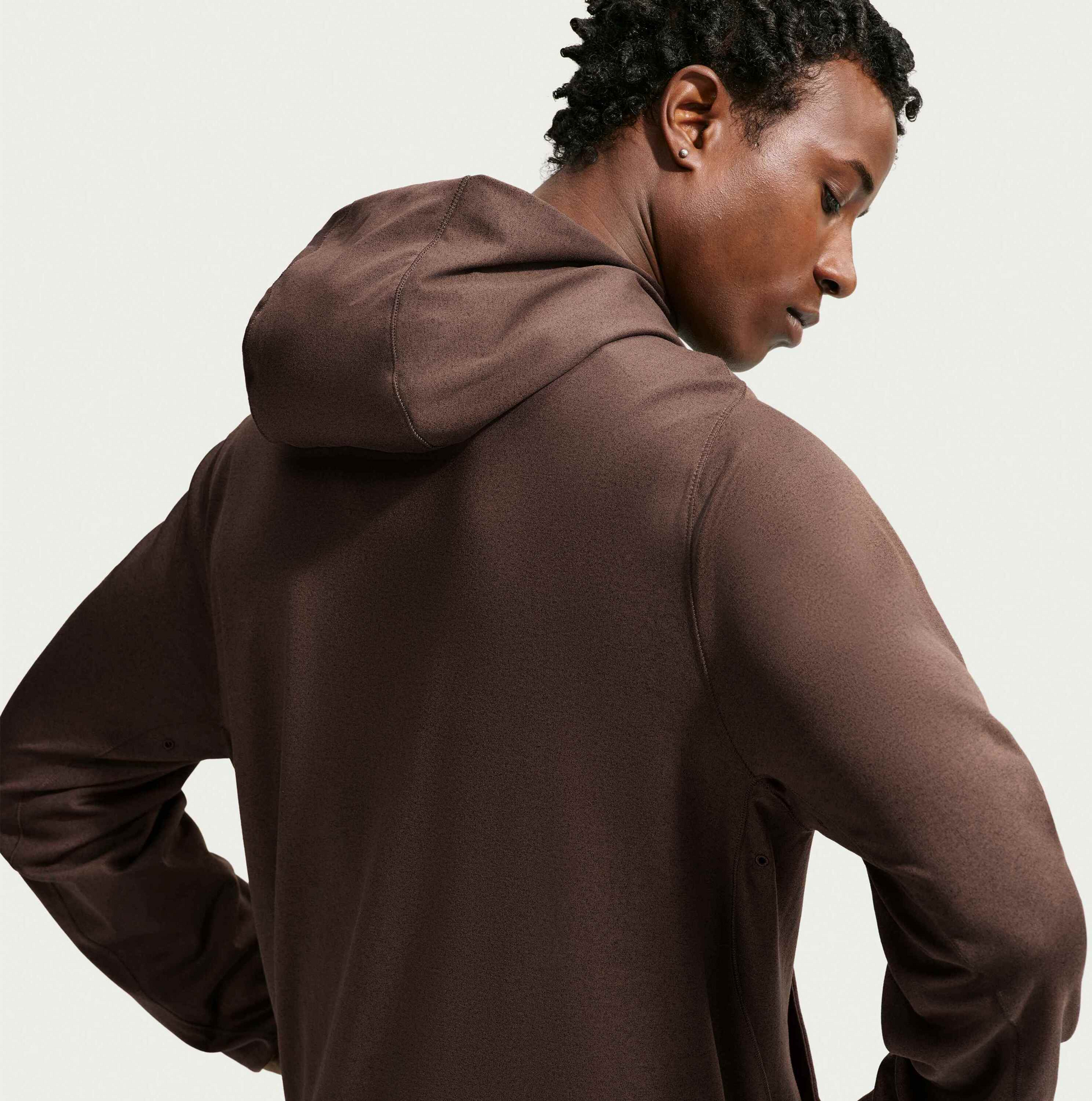 NIKE, Men's Dri-fit Uv Protection Full-zip Performance Hoodie Primary Nanoknit