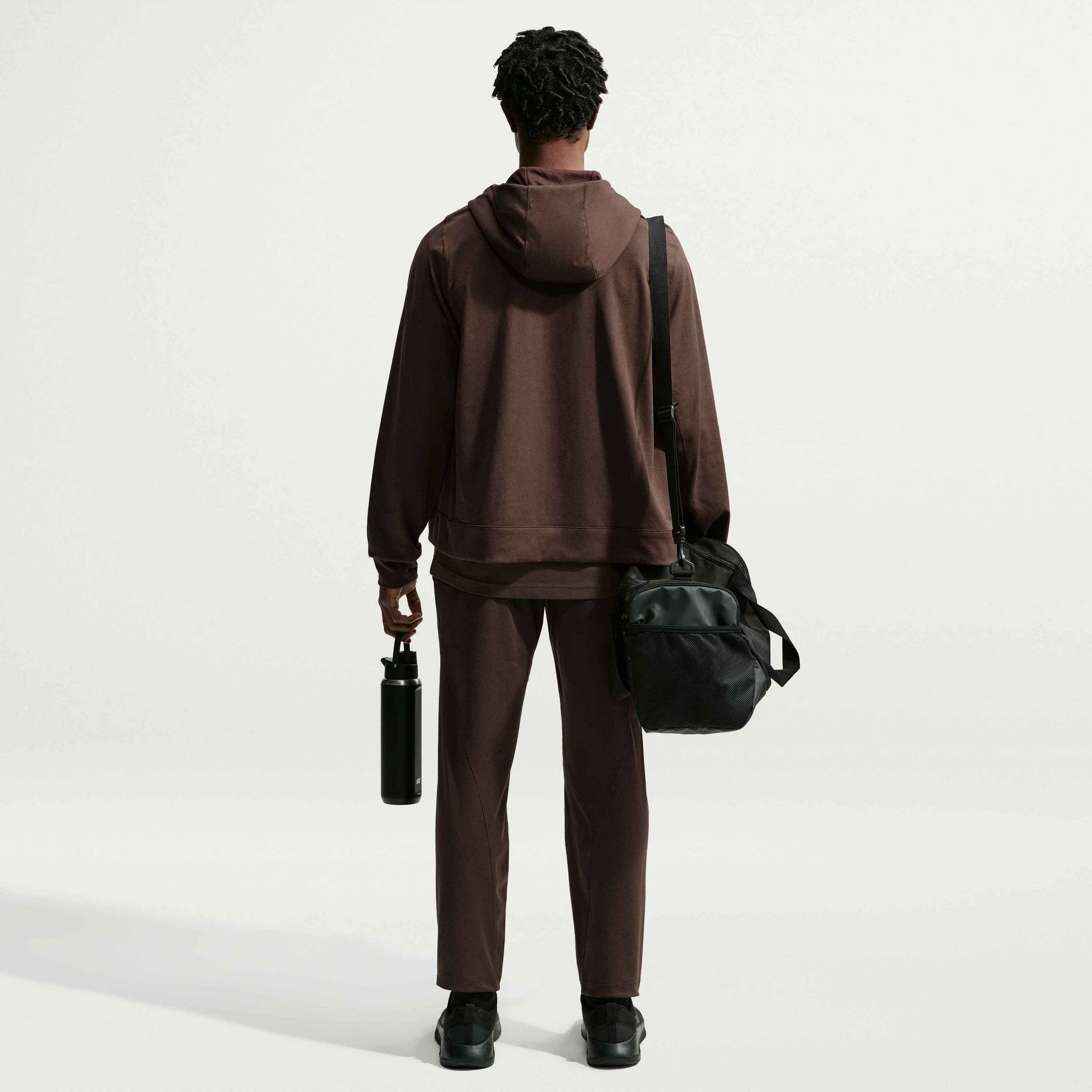 NIKE, Men's Dri-fit Uv Protection Full-zip Performance Hoodie Primary Nanoknit