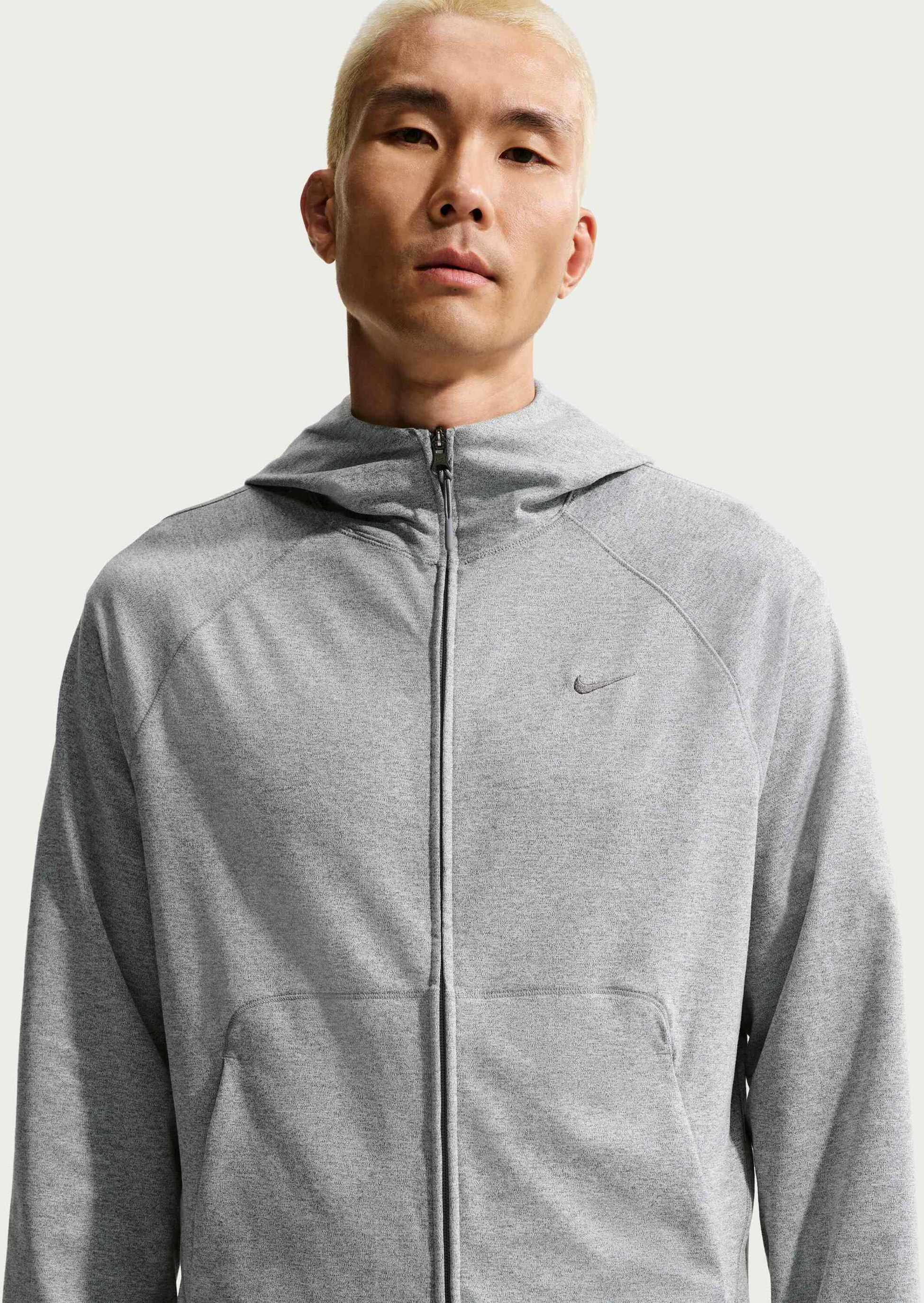NIKE, Men's Dri-fit Uv Protection Full-zip Performance Hoodie Primary Nanoknit